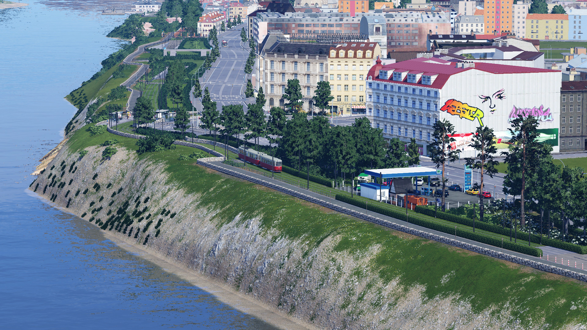 Stadtwanderweg am namenlosen Fluss
