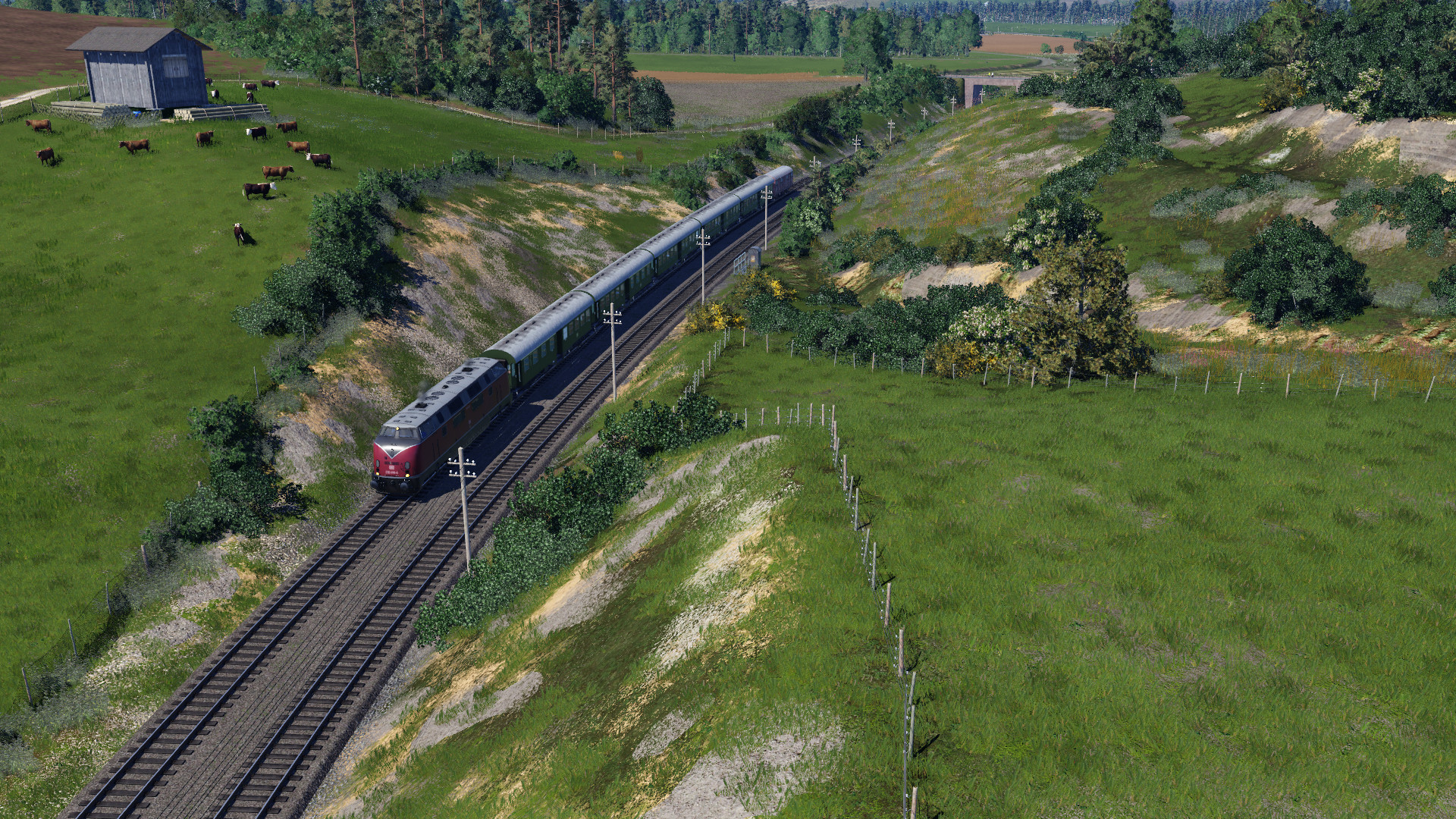Thema: Dieselstrecke in Hügellandschaft / Bild 2