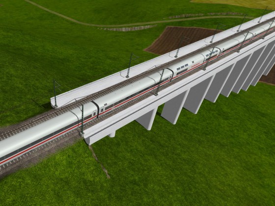 Betonbrücke für Neubaustrecken (Beta)