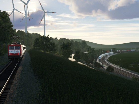 Trainspotting an der Hasenburg