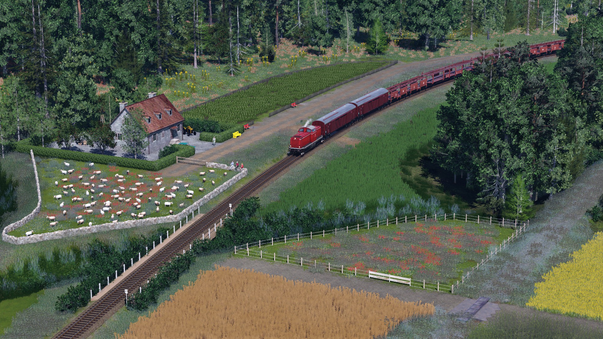 V100 mit Autozug