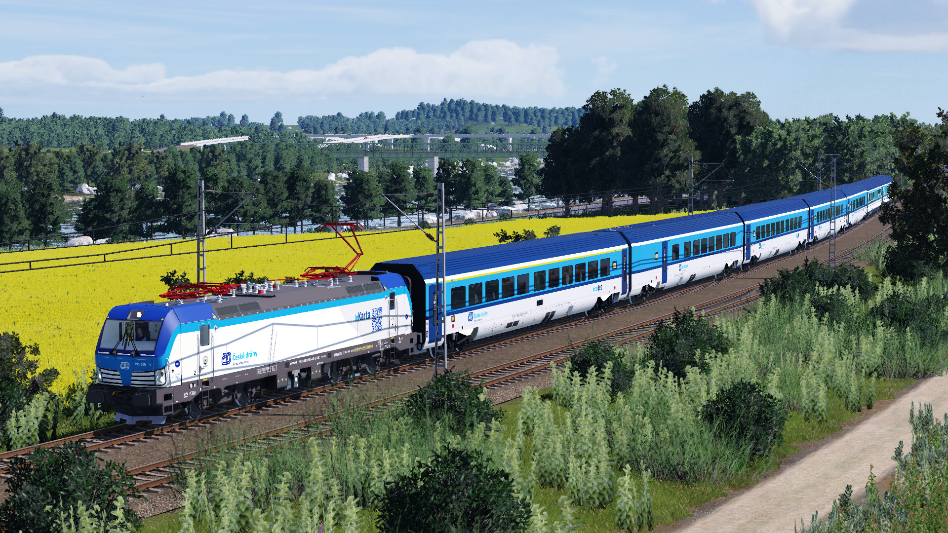 InterJet heading to Pilsen (fictiv)