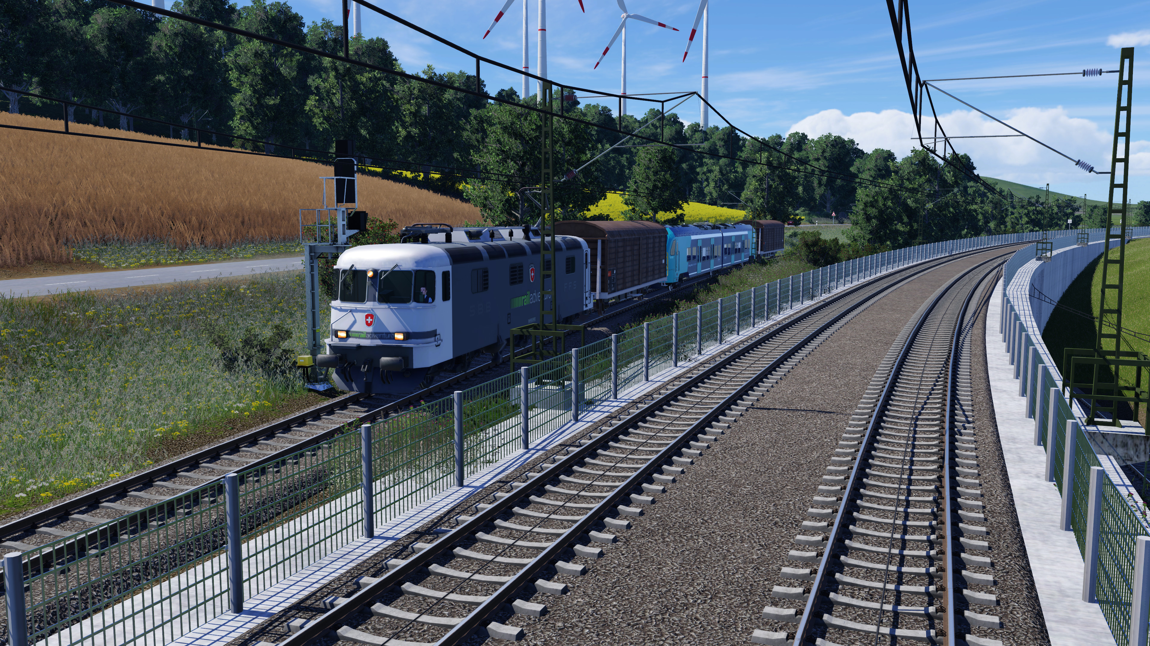Überführung der neuen Triebwagen