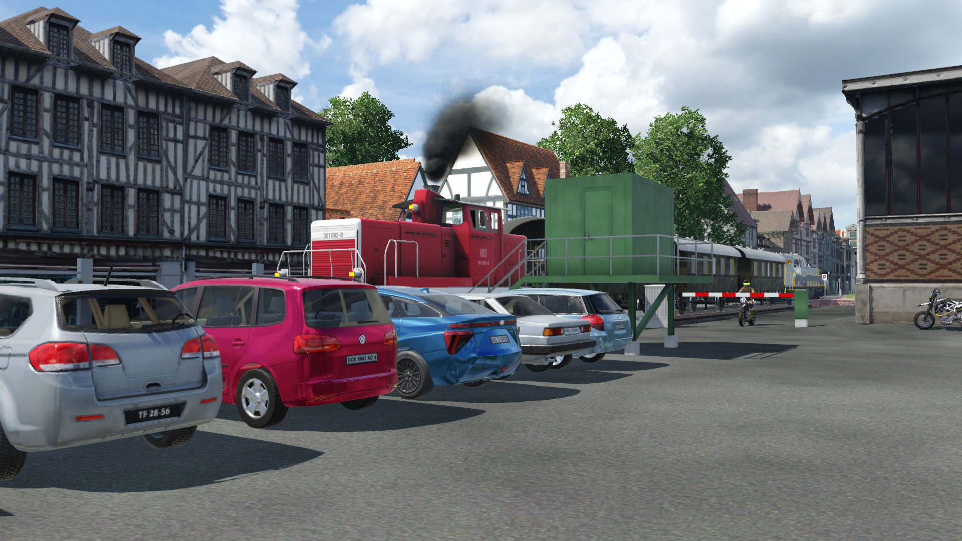 V60 mit Gravita und Personenwaggons