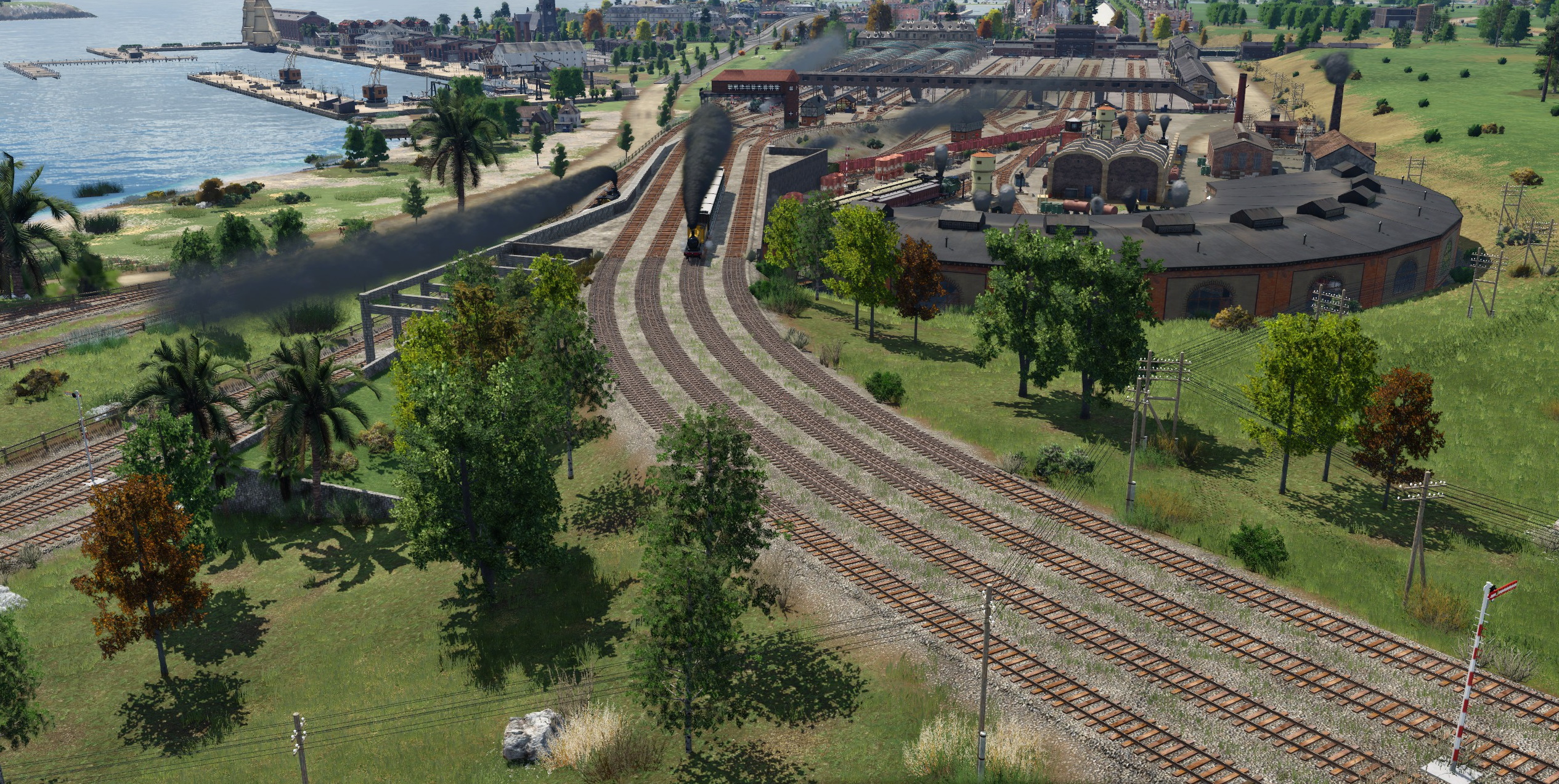 Newhaven Train depo 1898