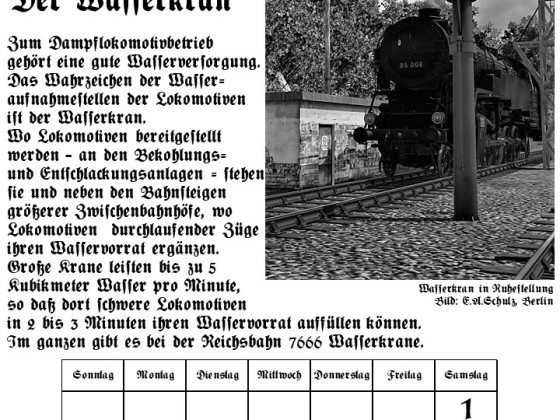 Reichsbahn-Kalender Oktober