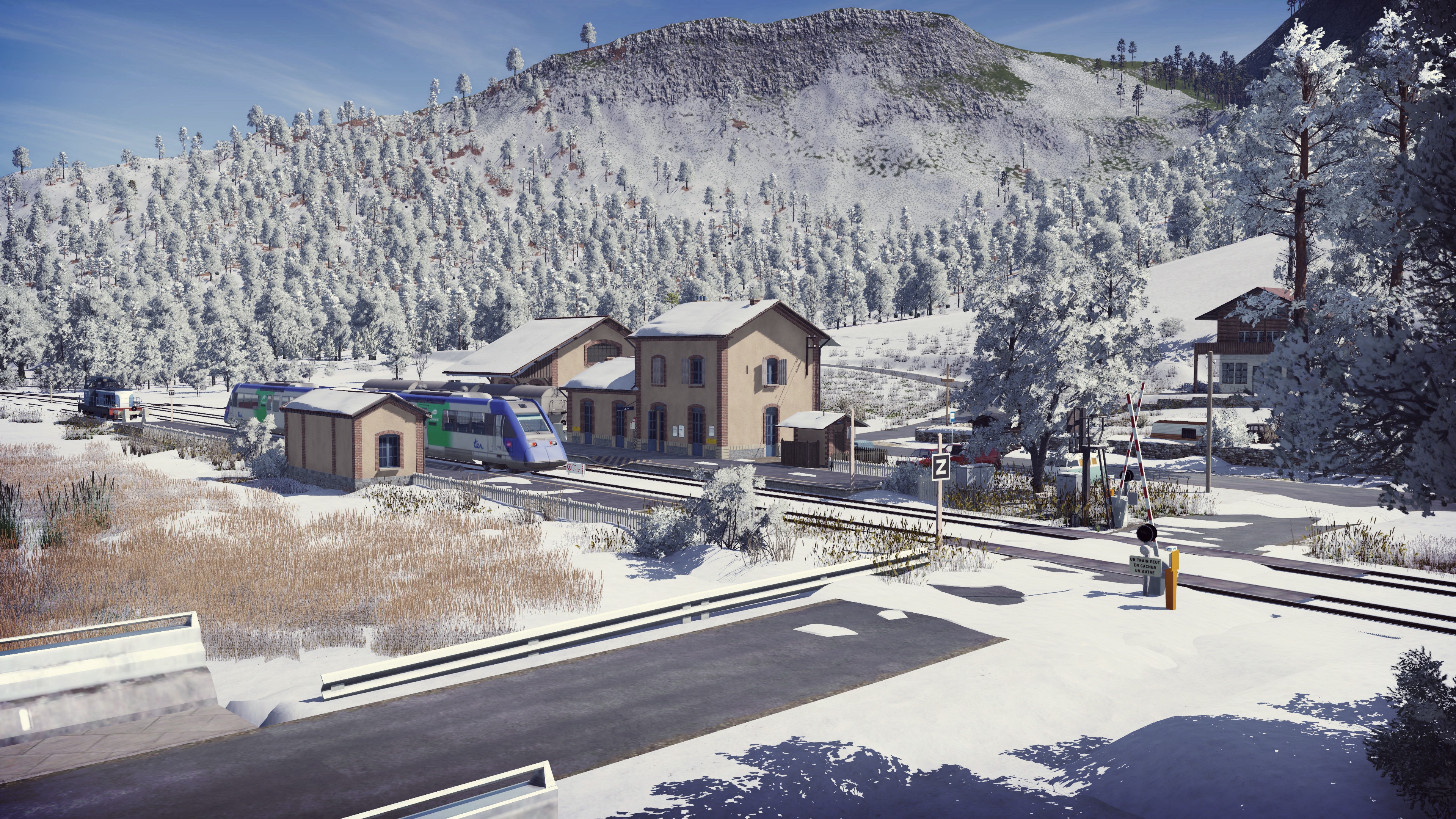 Snowy station