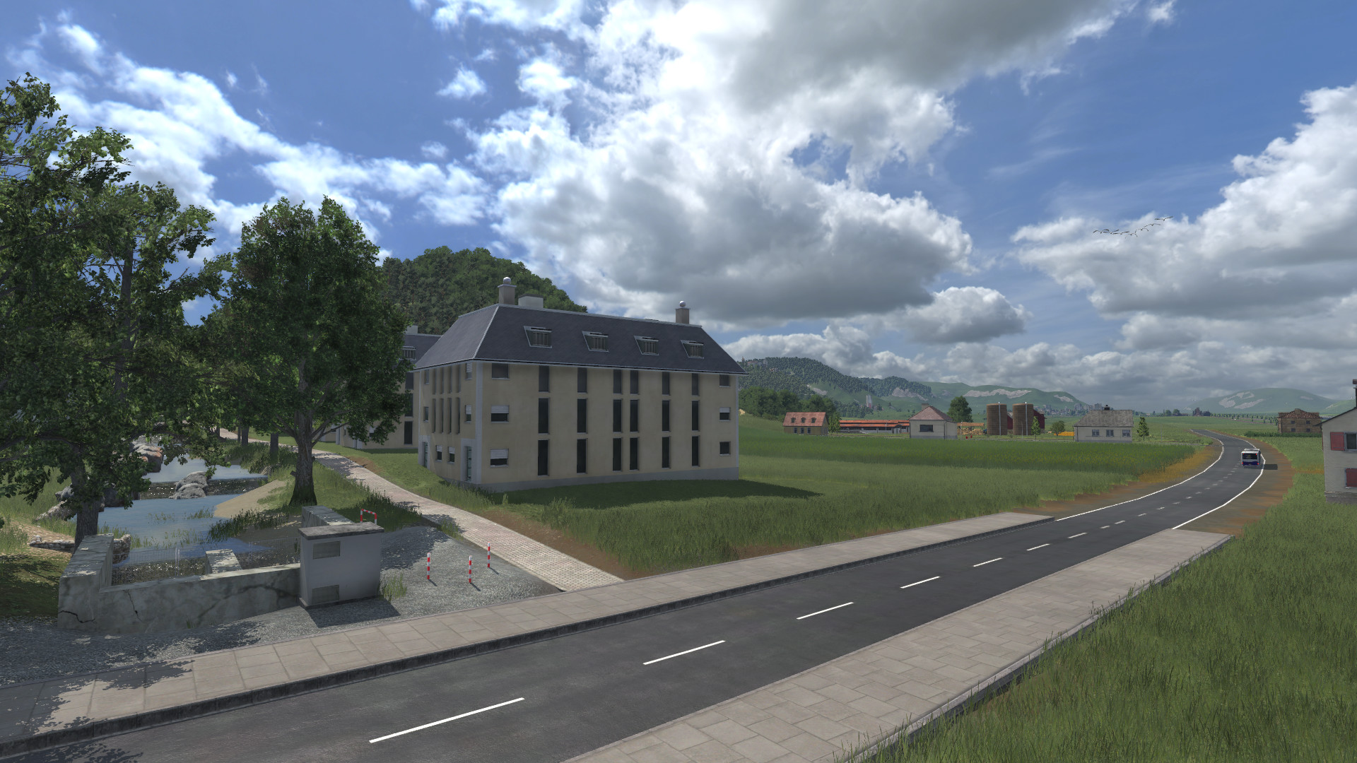 Siedlung Galgenweg von der Luzernerstrasse am Ortsausgang