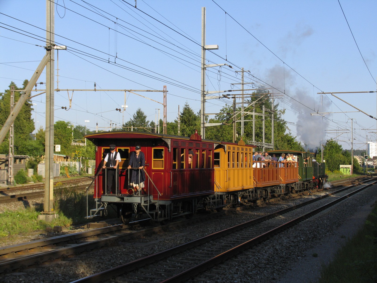 Ec 2/5 mit Spanisch-Brötli-Bahn Wagen