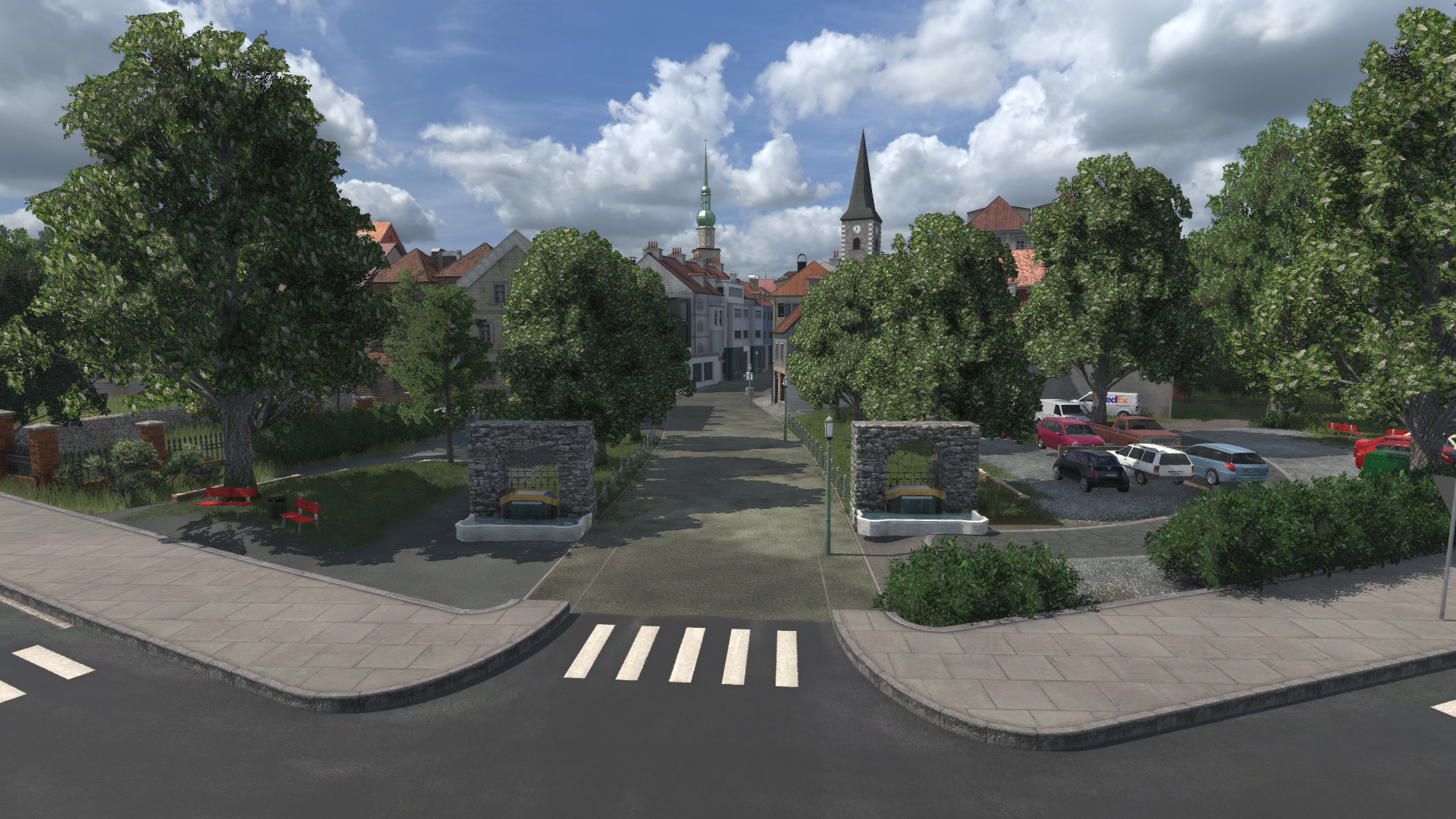 Unterer Stadteingang "Löwenbrunnen"