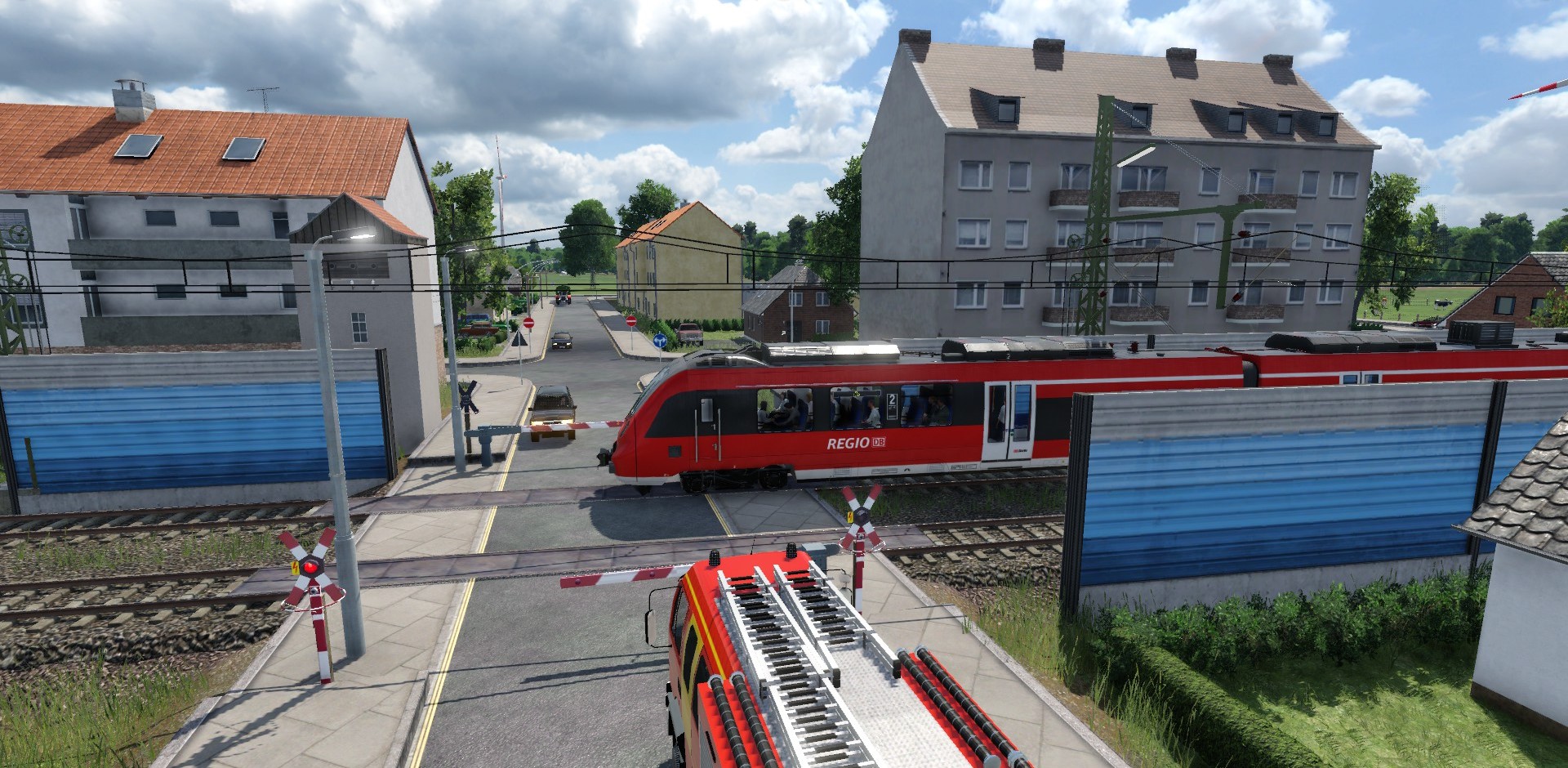 Einfahrt RE5 in Utzedel