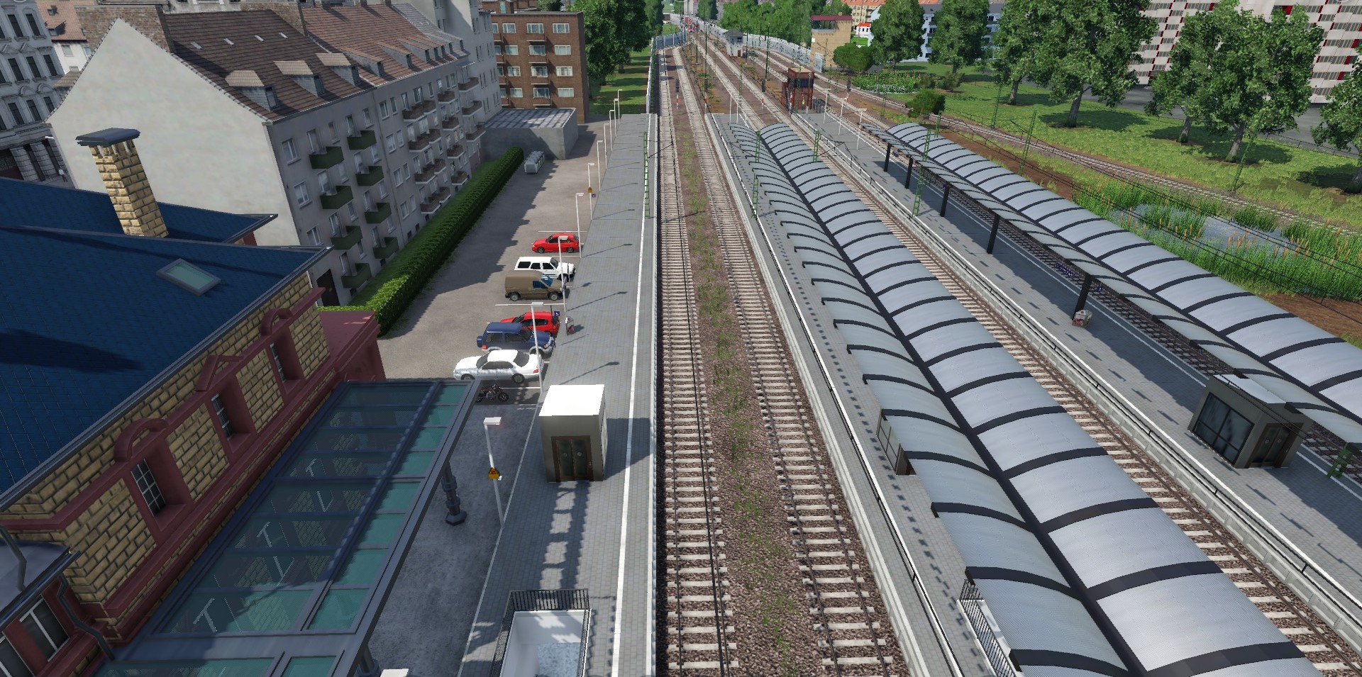 Bahnhof "Neubrandenburg".