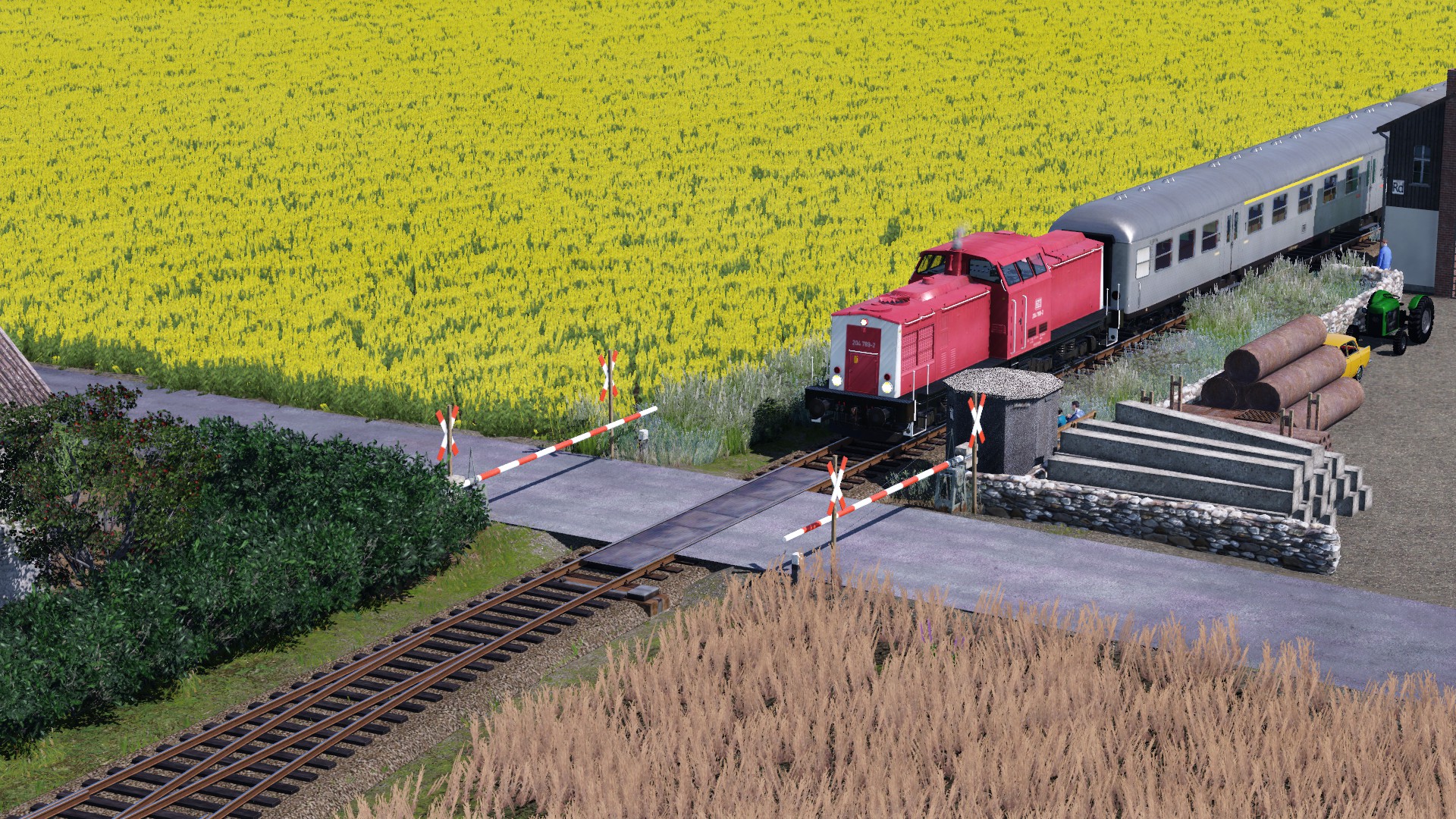 der 1 stündige Zug auf der Silendorfbahn