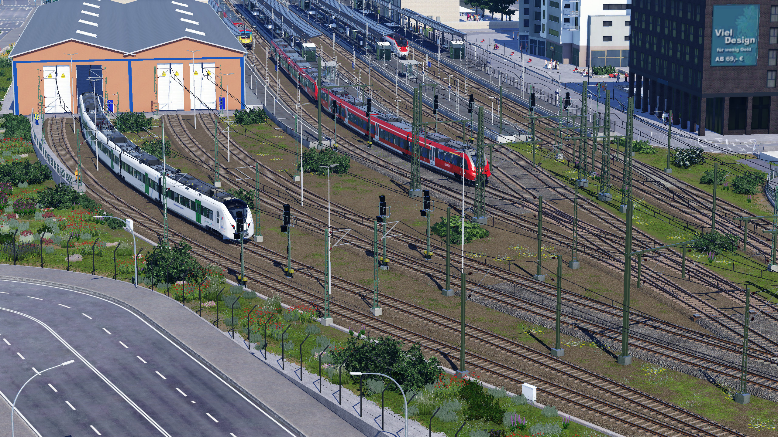 Das Gleisvorfeld im Süden