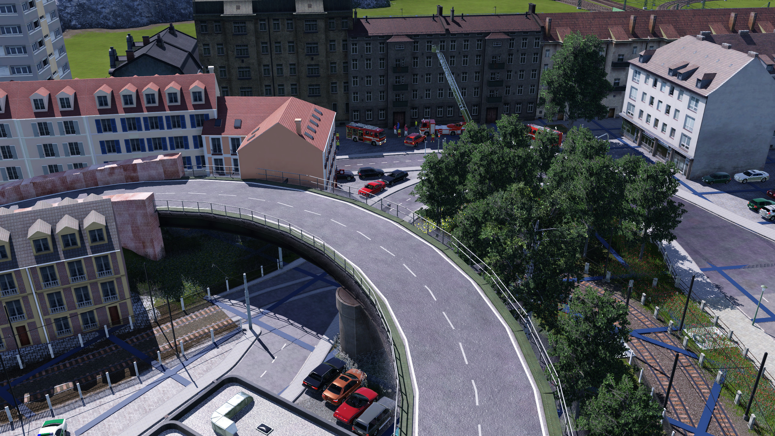 Das erste Stadtviertel wächst