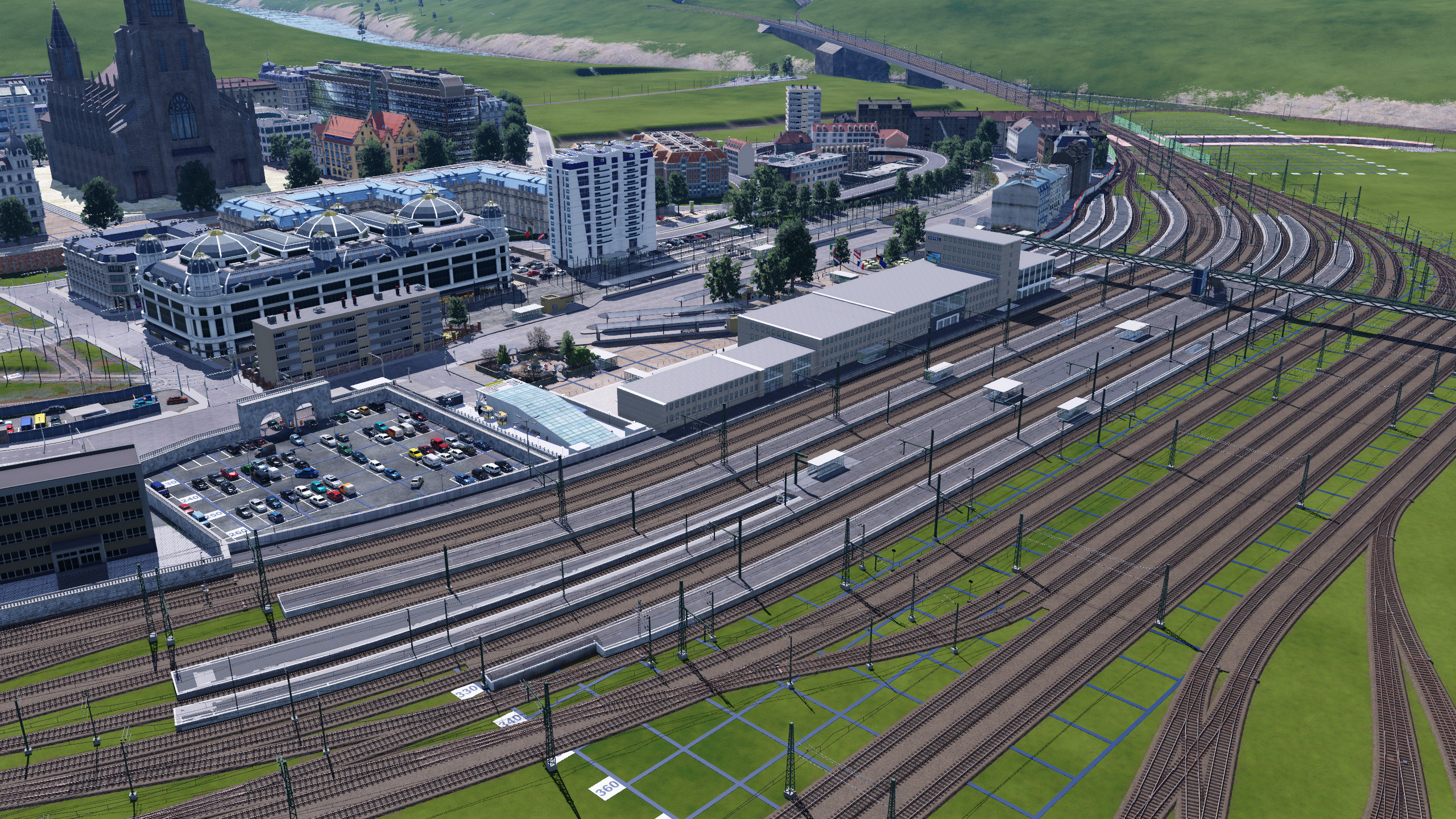 Das erste Stadtviertel wächst 1