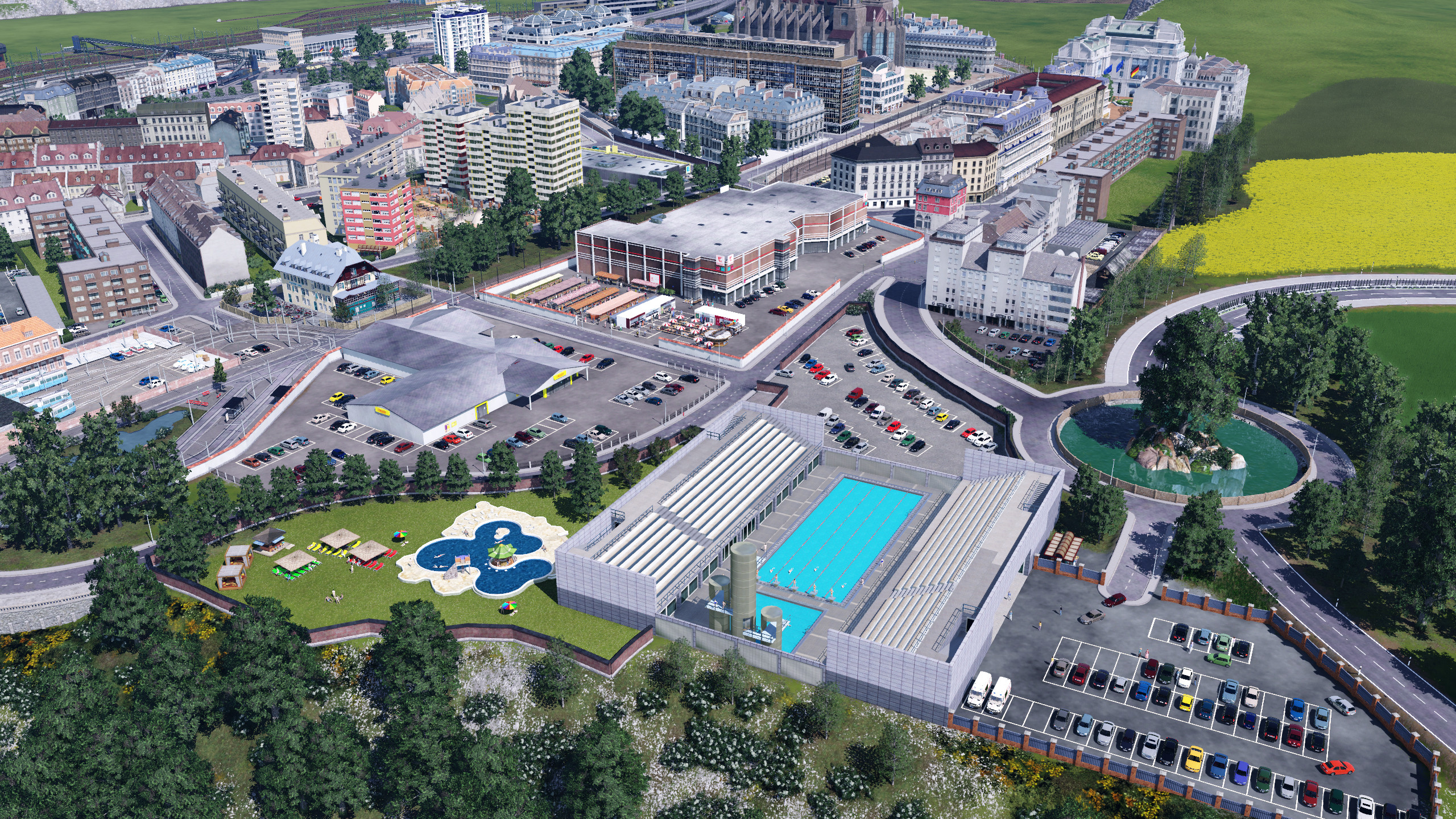 Das erste Stadtviertel wächst 6
