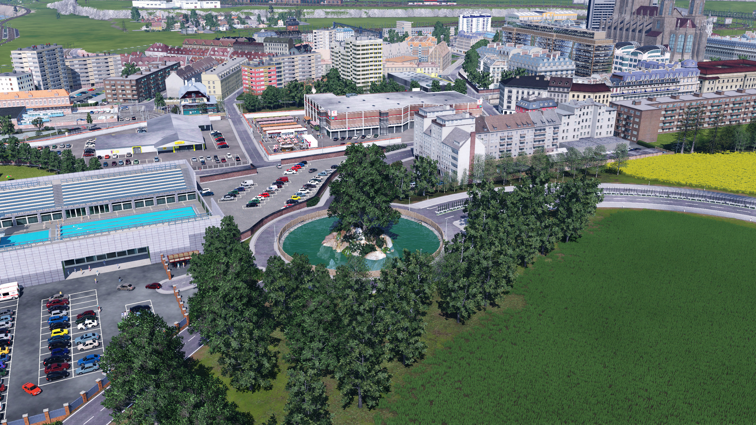 Das erste Stadtviertel wächst 7