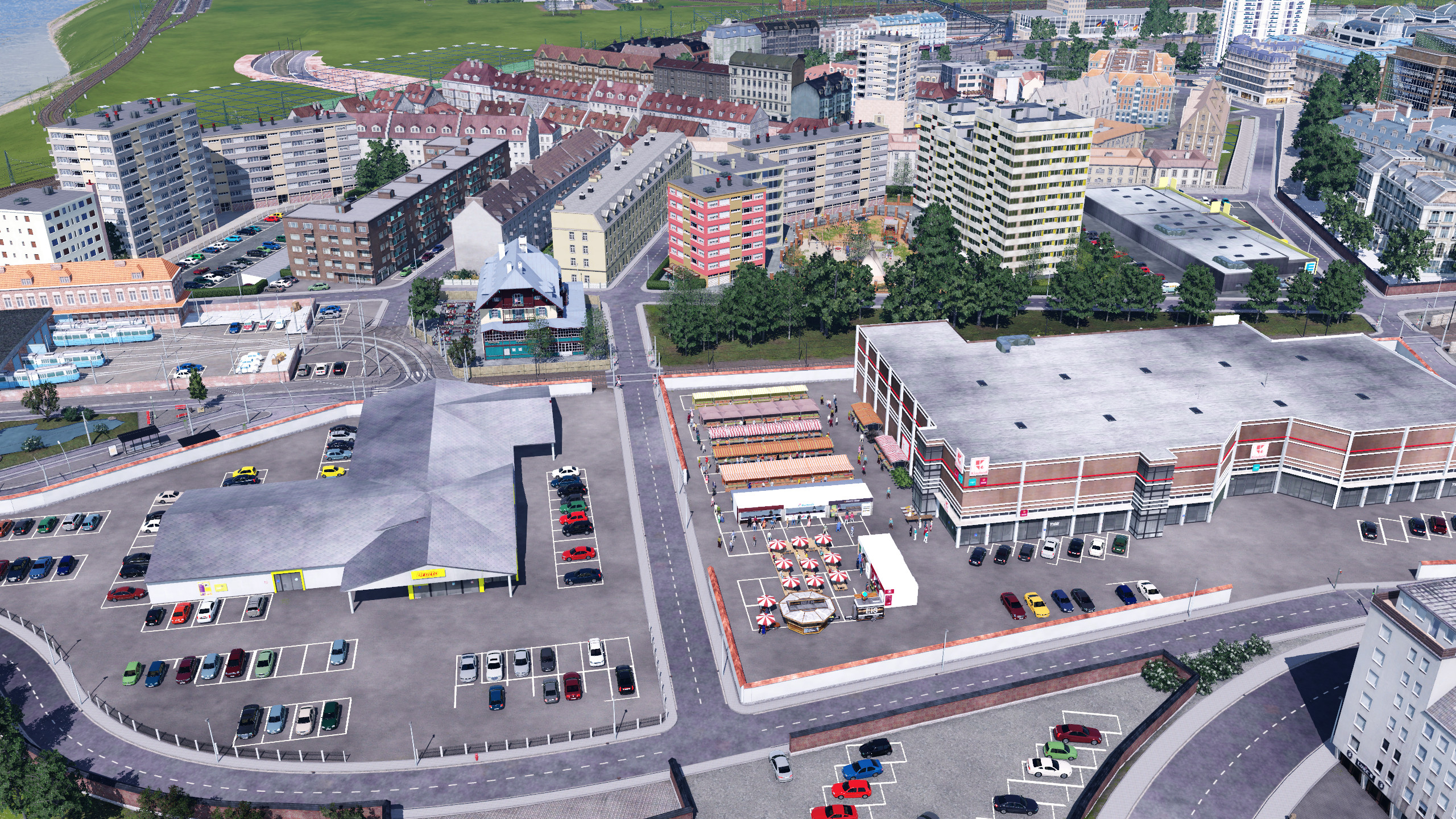 Das erste Stadtviertel wächst 8