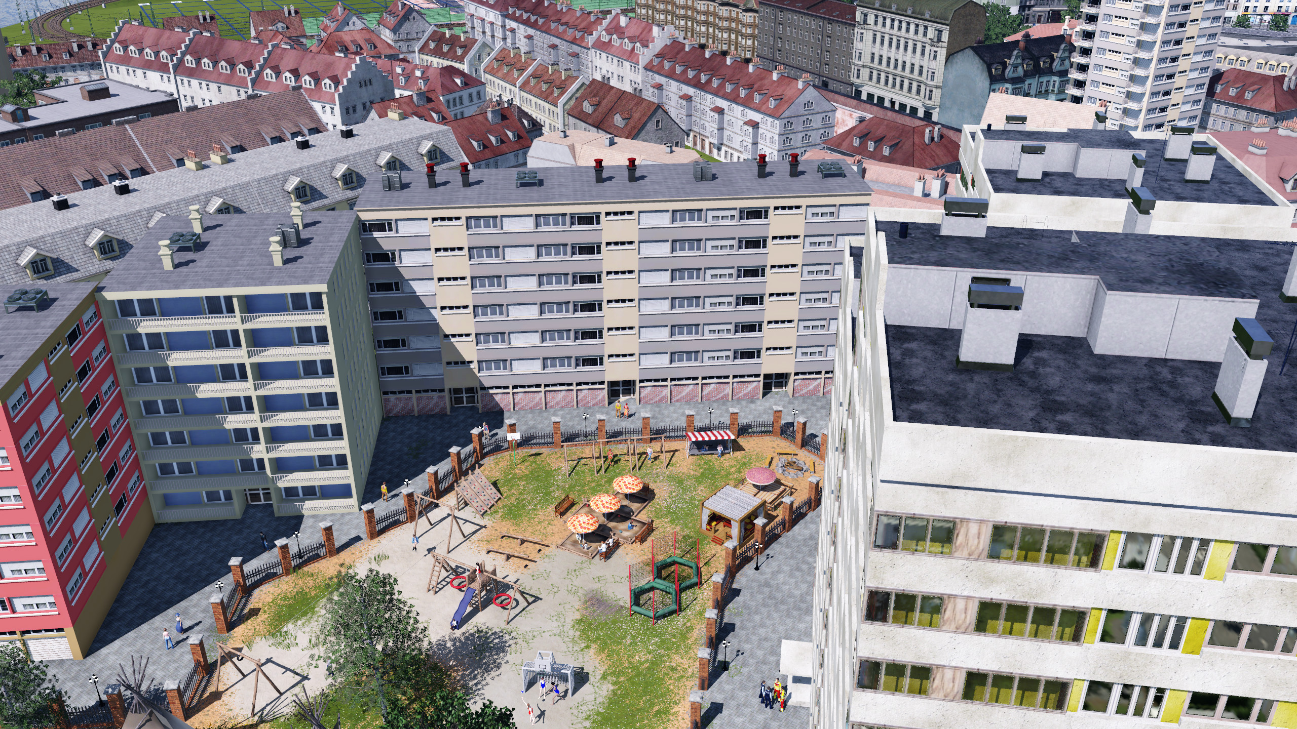 Das erste Stadtviertel wächst 11