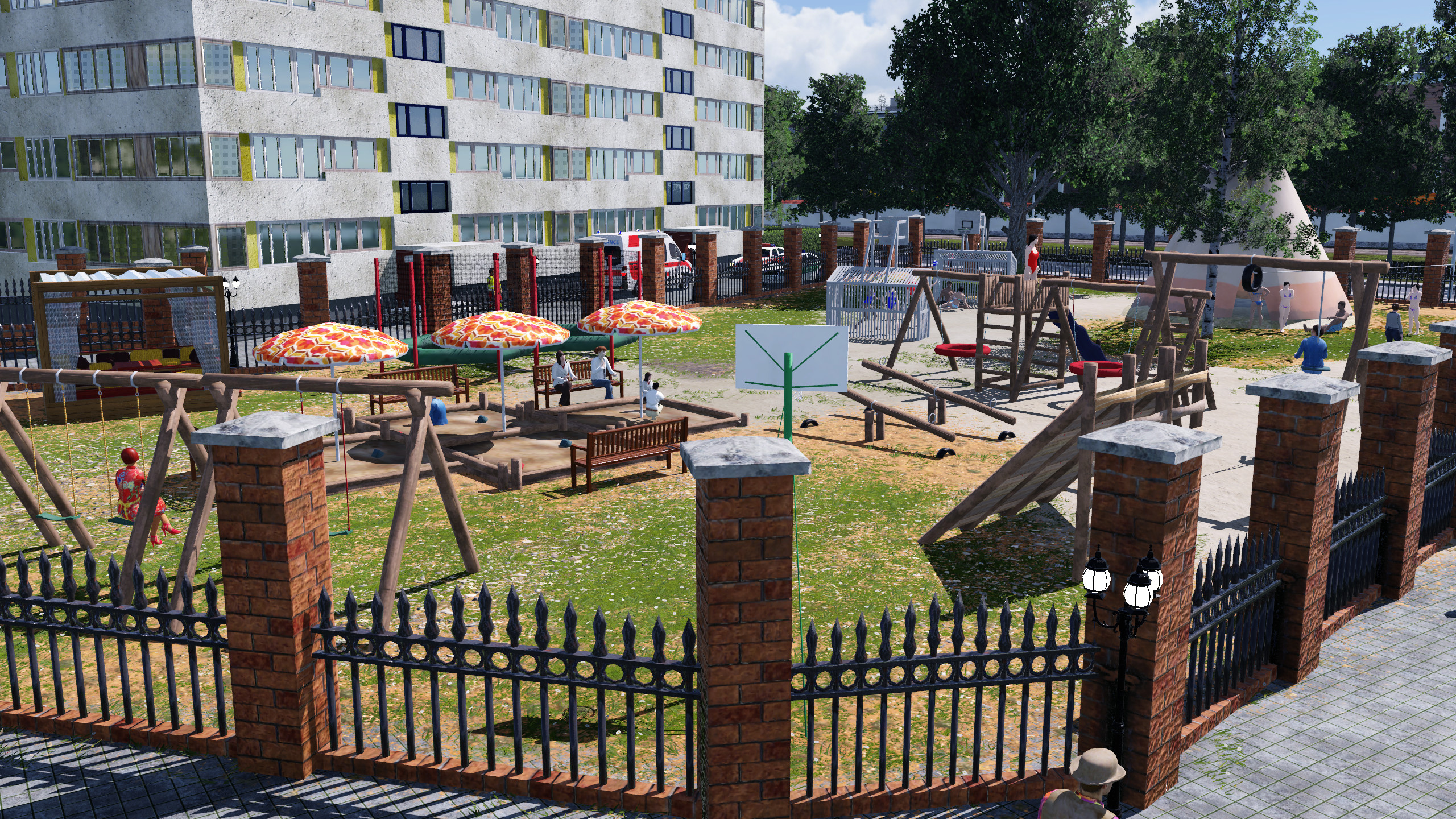 Das erste Stadtviertel wächst 12