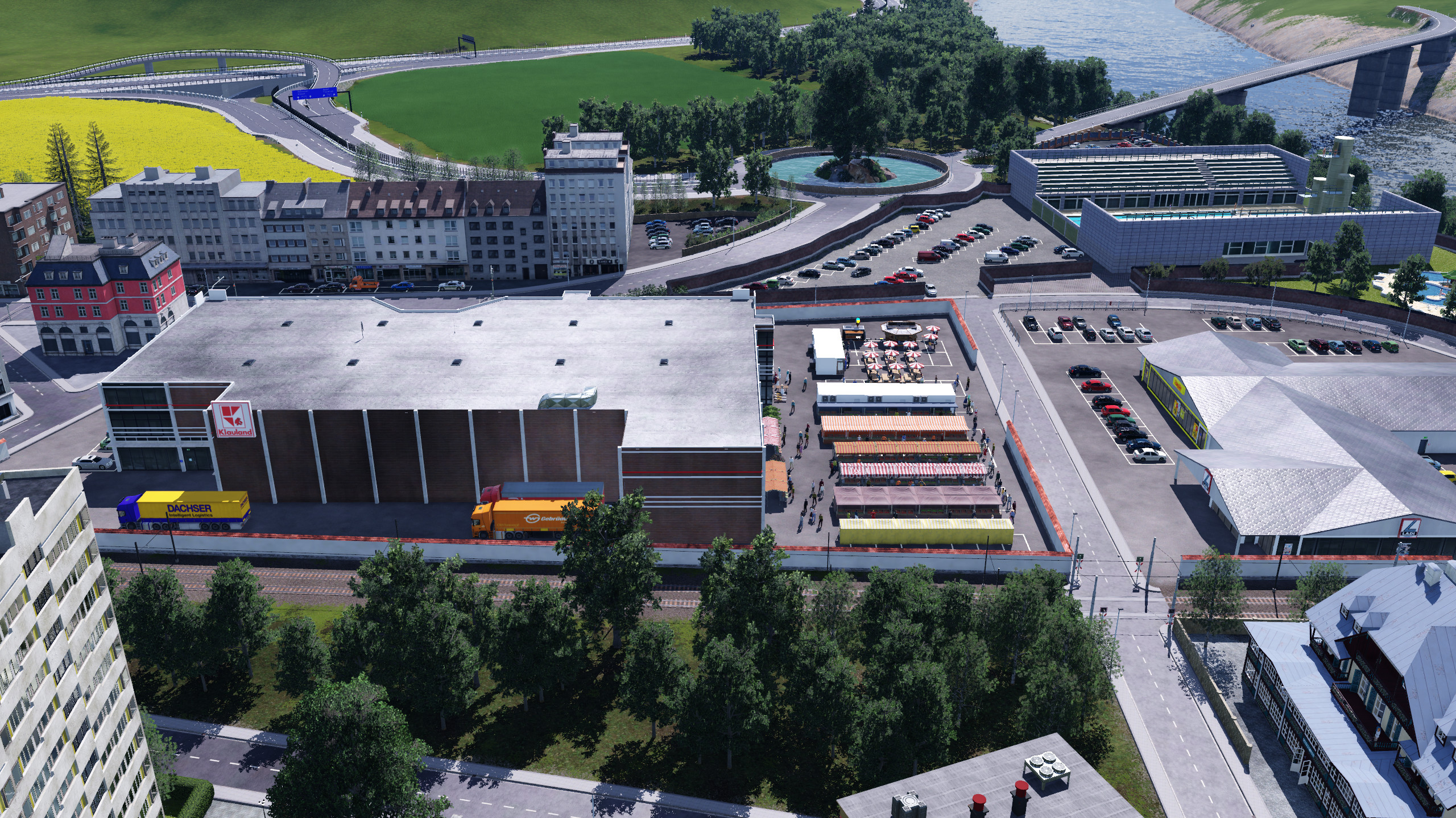 Das erste Stadtviertel wächst 15