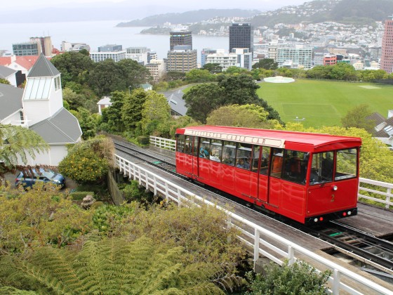 Standseilbahn in Wellington