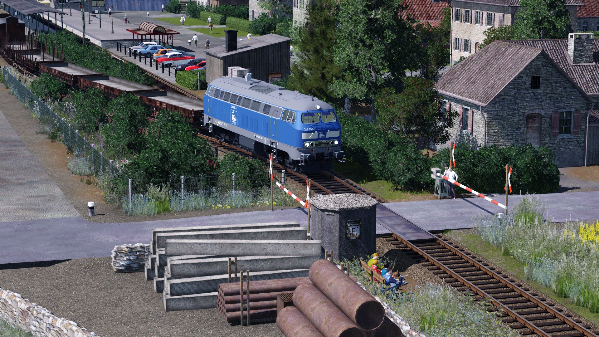 218 Pess mit Schrot wagen
