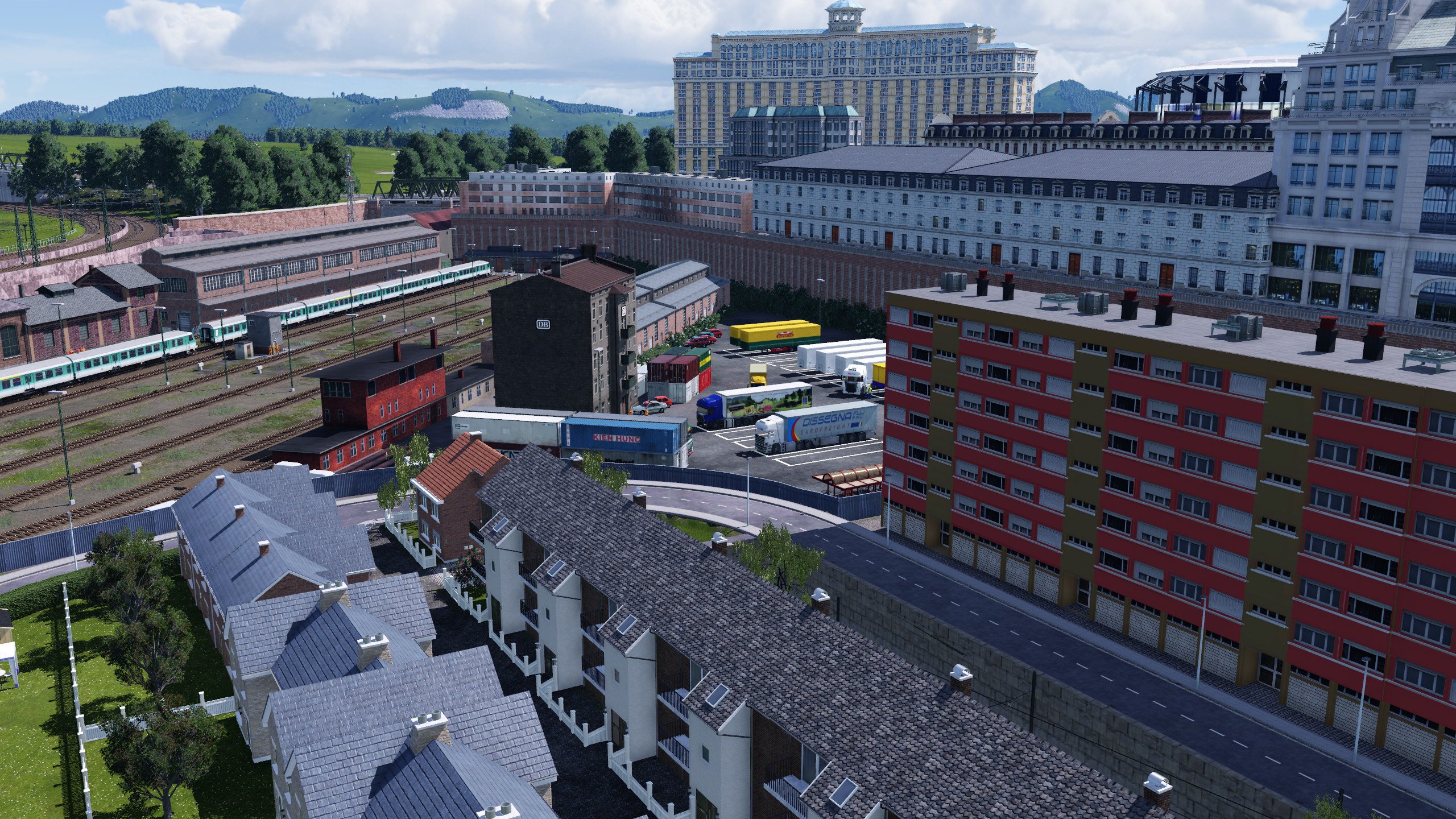 Ulm das Stadtviertel rund um die Abstellanlage Ostbahnhof 6