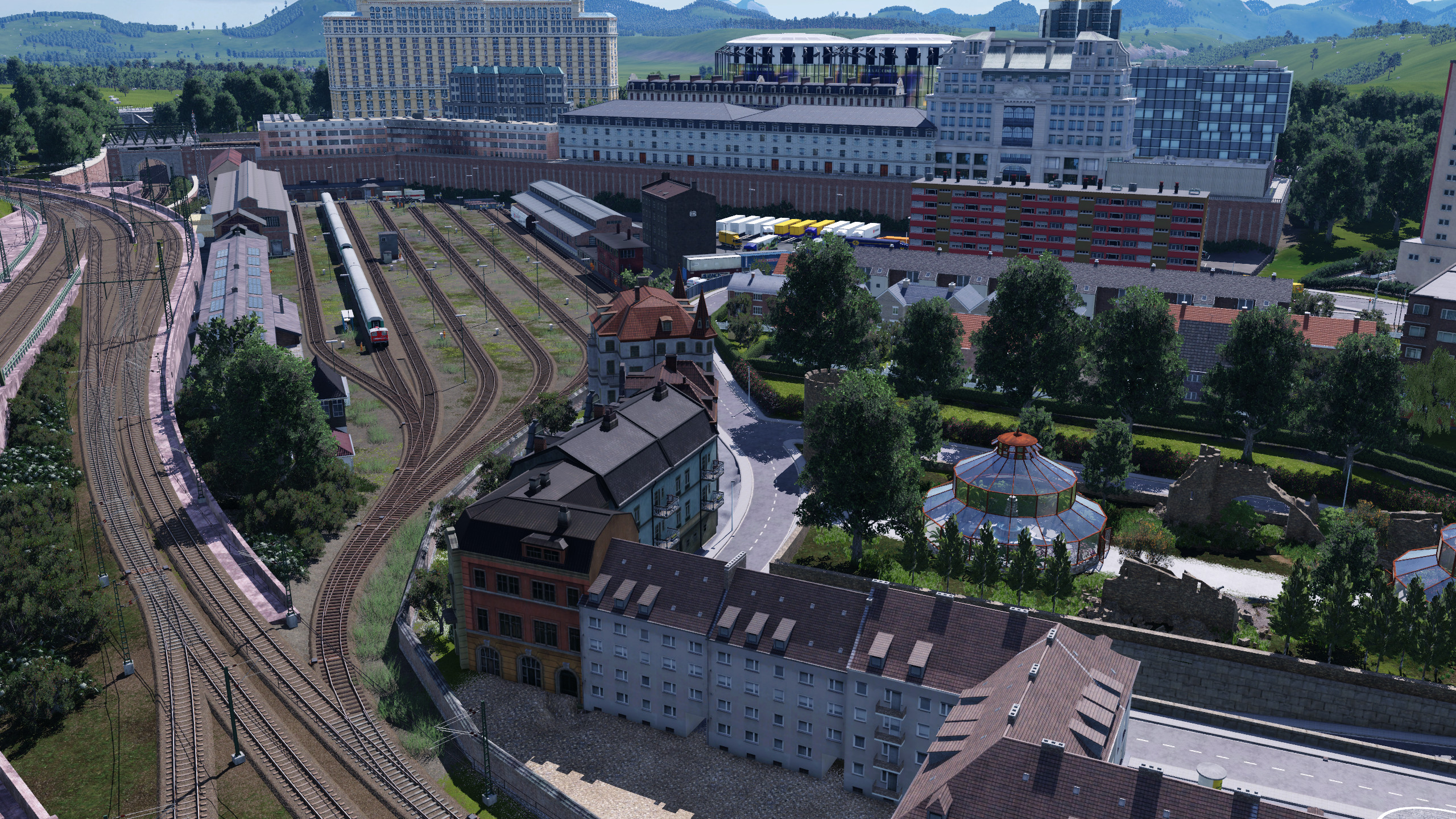 Ulm das Stadtviertel rund um die Abstellanlage Ostbahnhof 1