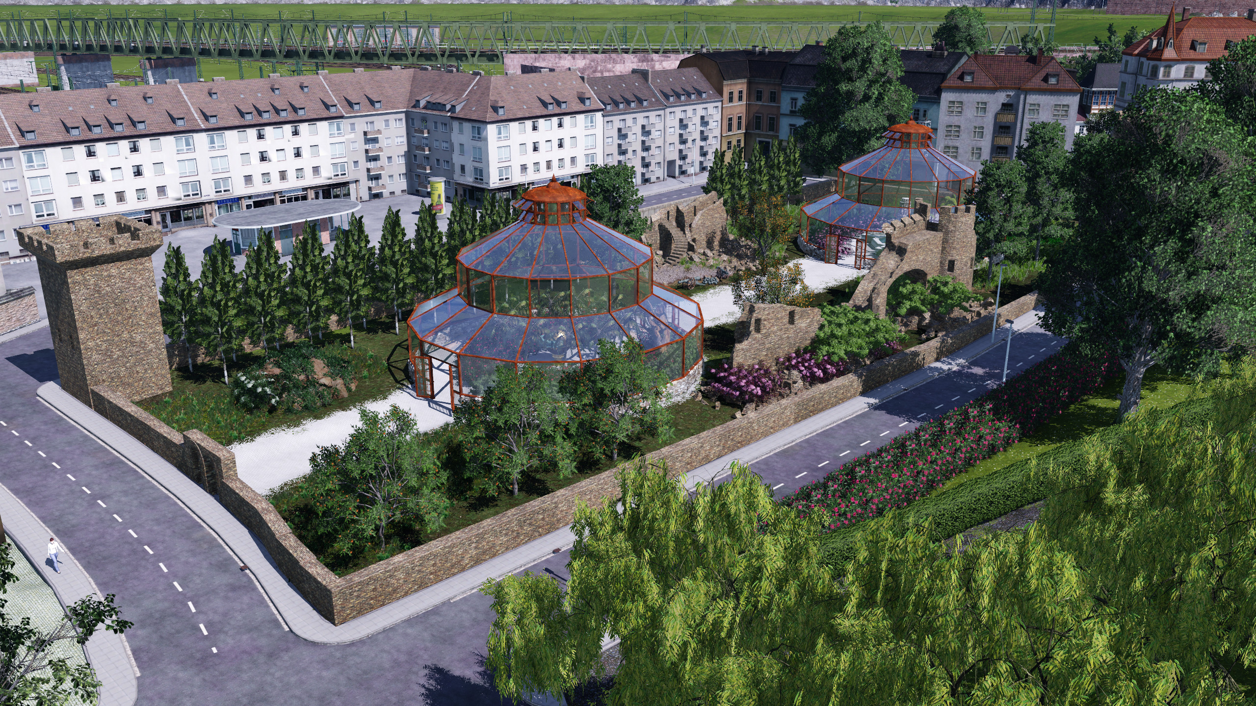 Ulm das Stadtviertel rund um die Abstellanlage Ostbahnhof 10