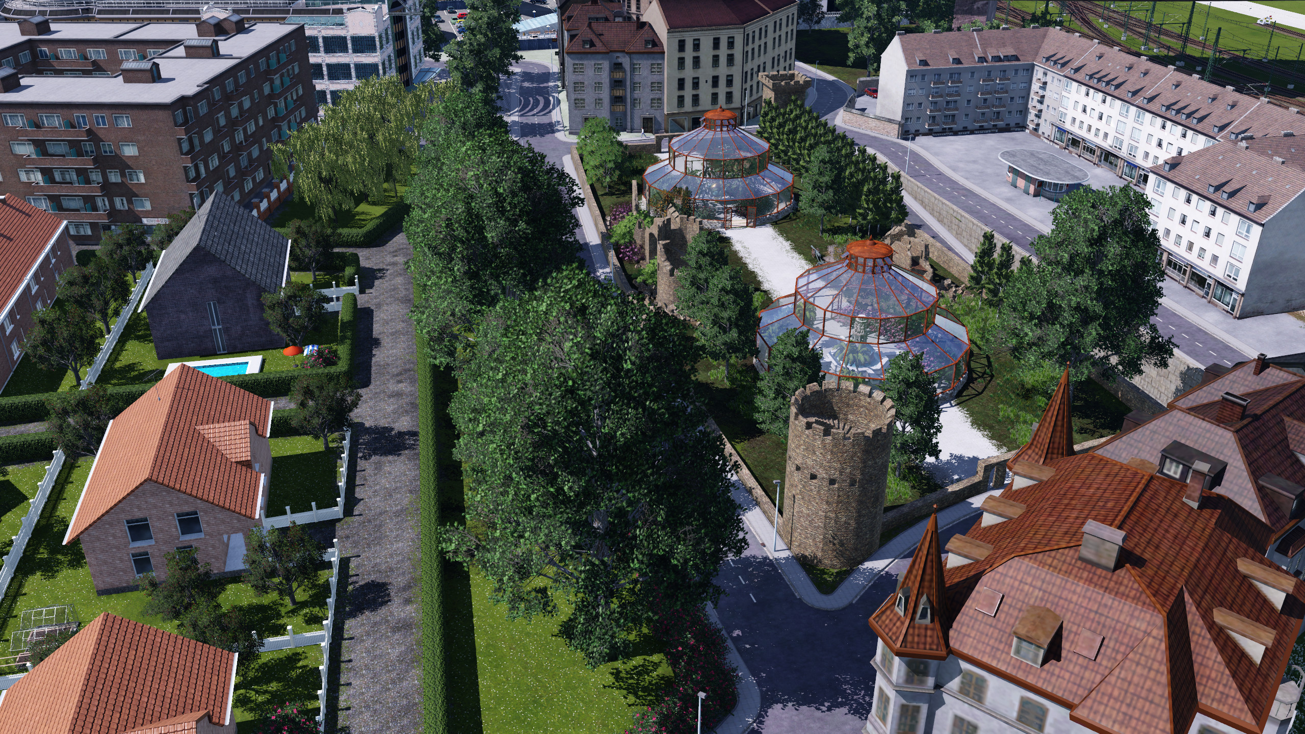 Ulm das Stadtviertel rund um die Abstellanlage Ostbahnhof 8