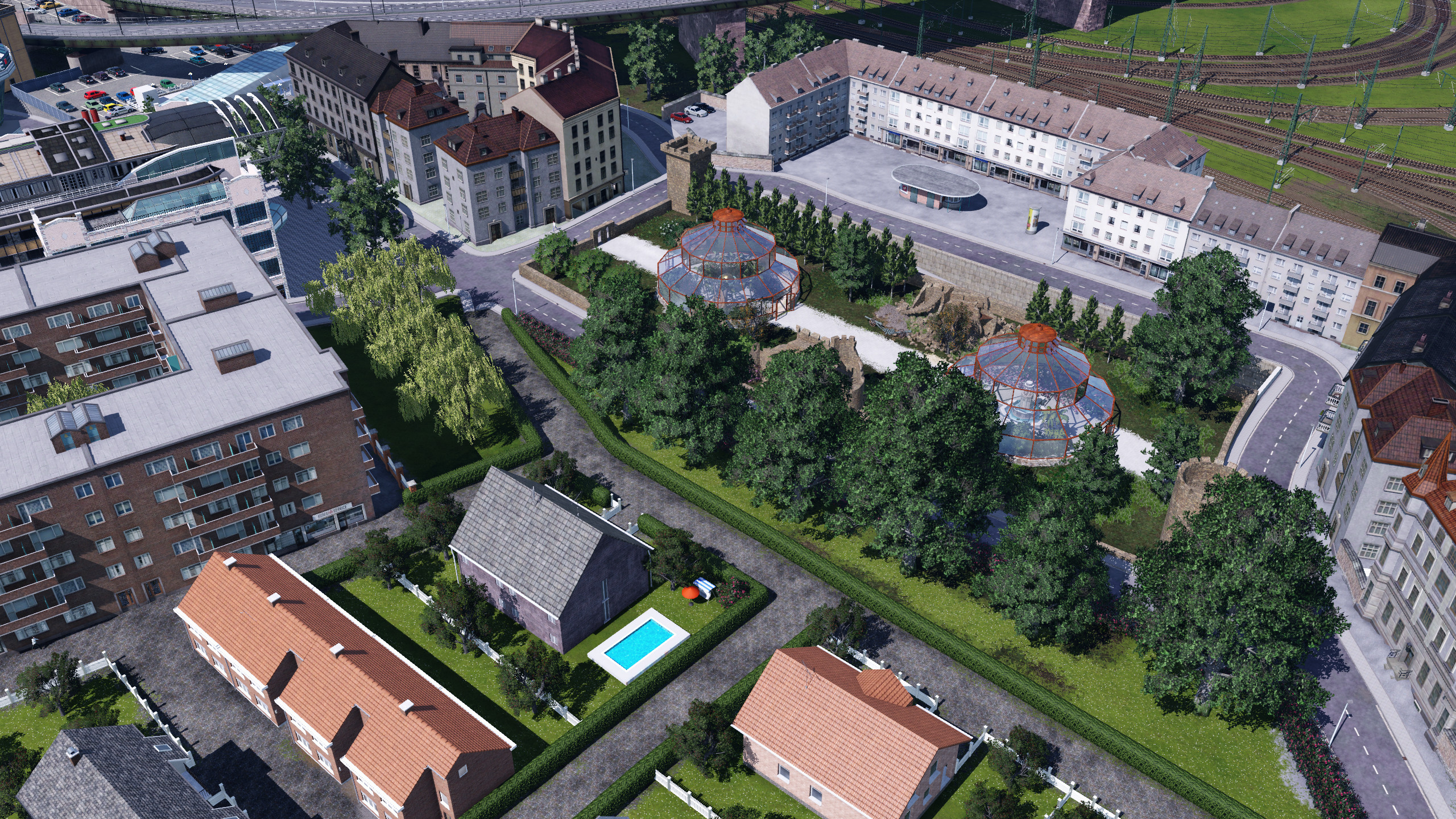Ulm das Stadtviertel rund um die Abstellanlage Ostbahnhof 9
