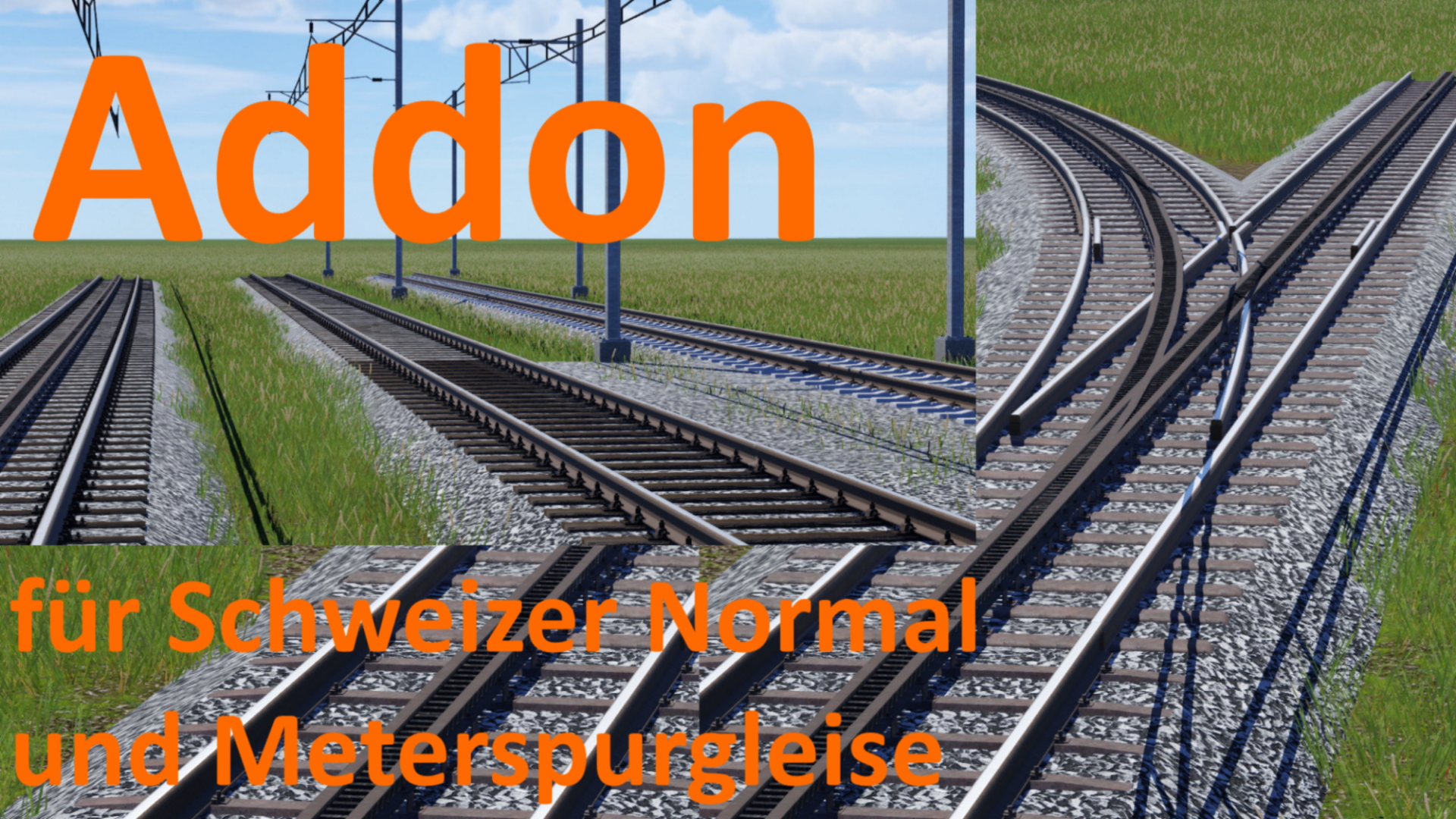 Addon für Schweizer Normal und Meterspurgleise erschienen