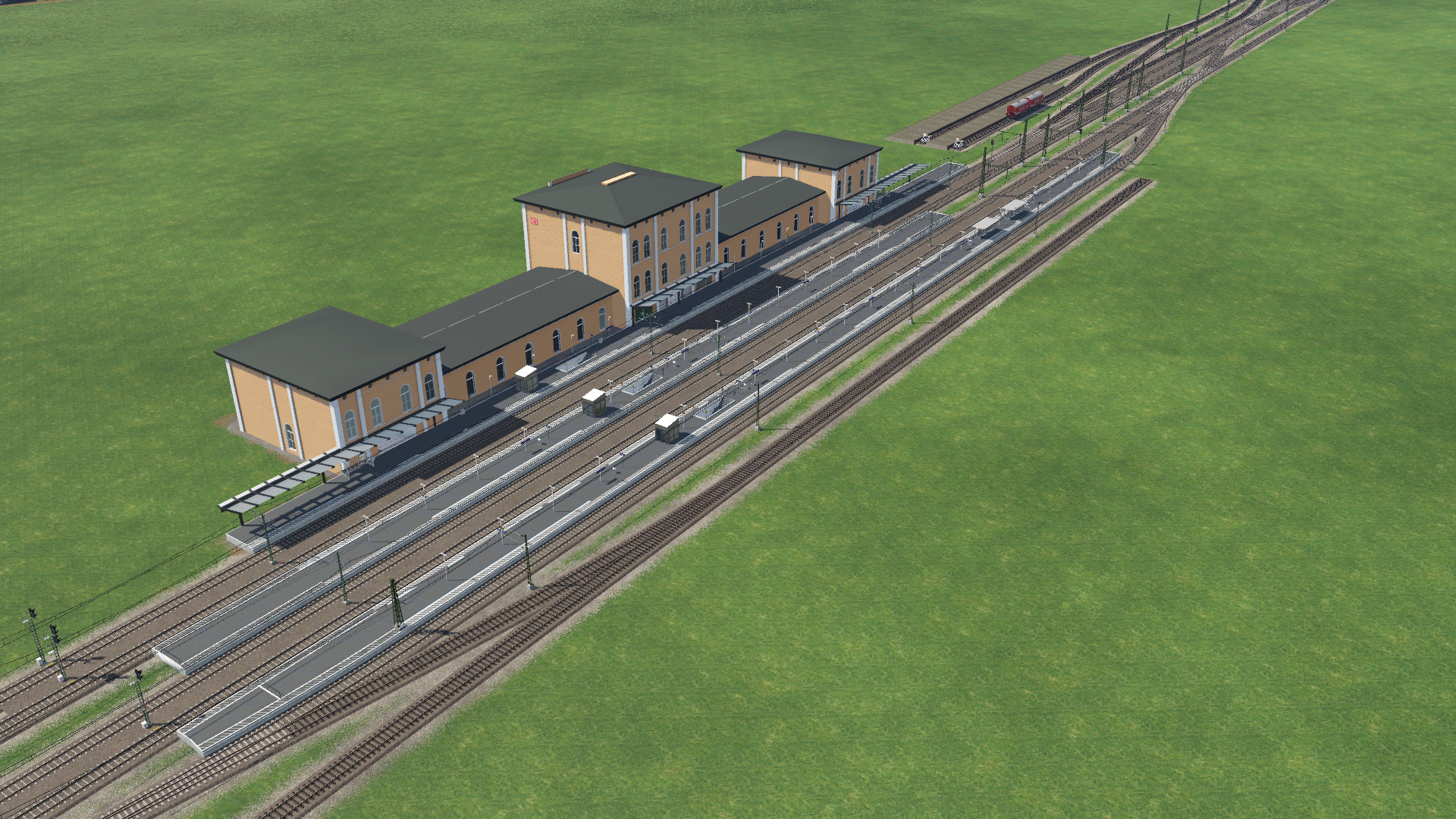 "Projekt Bebra" bisher gebaute Bahnhöfe
