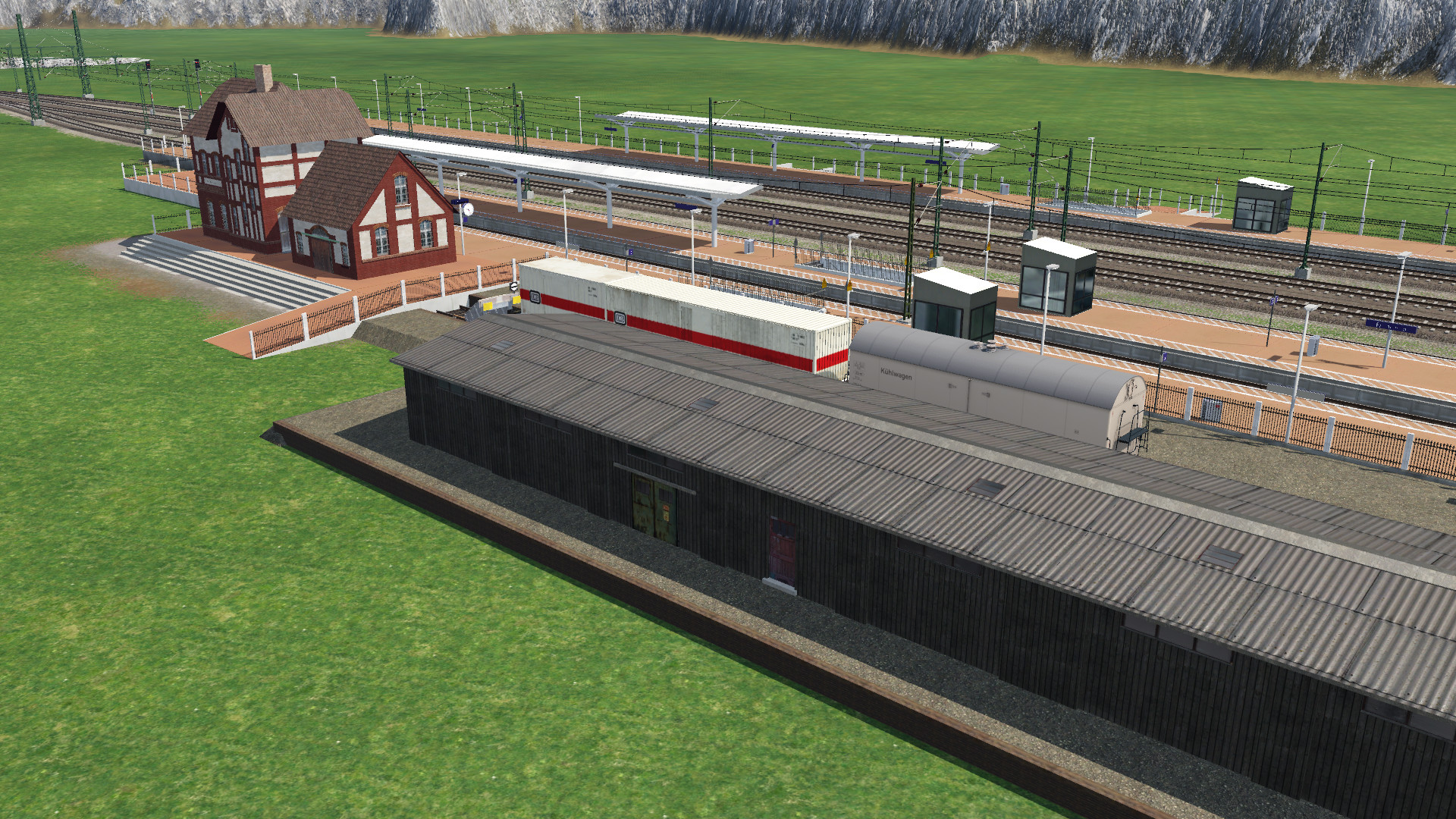 "Projekt Bebra" bisher gebaute Bahnhöfe