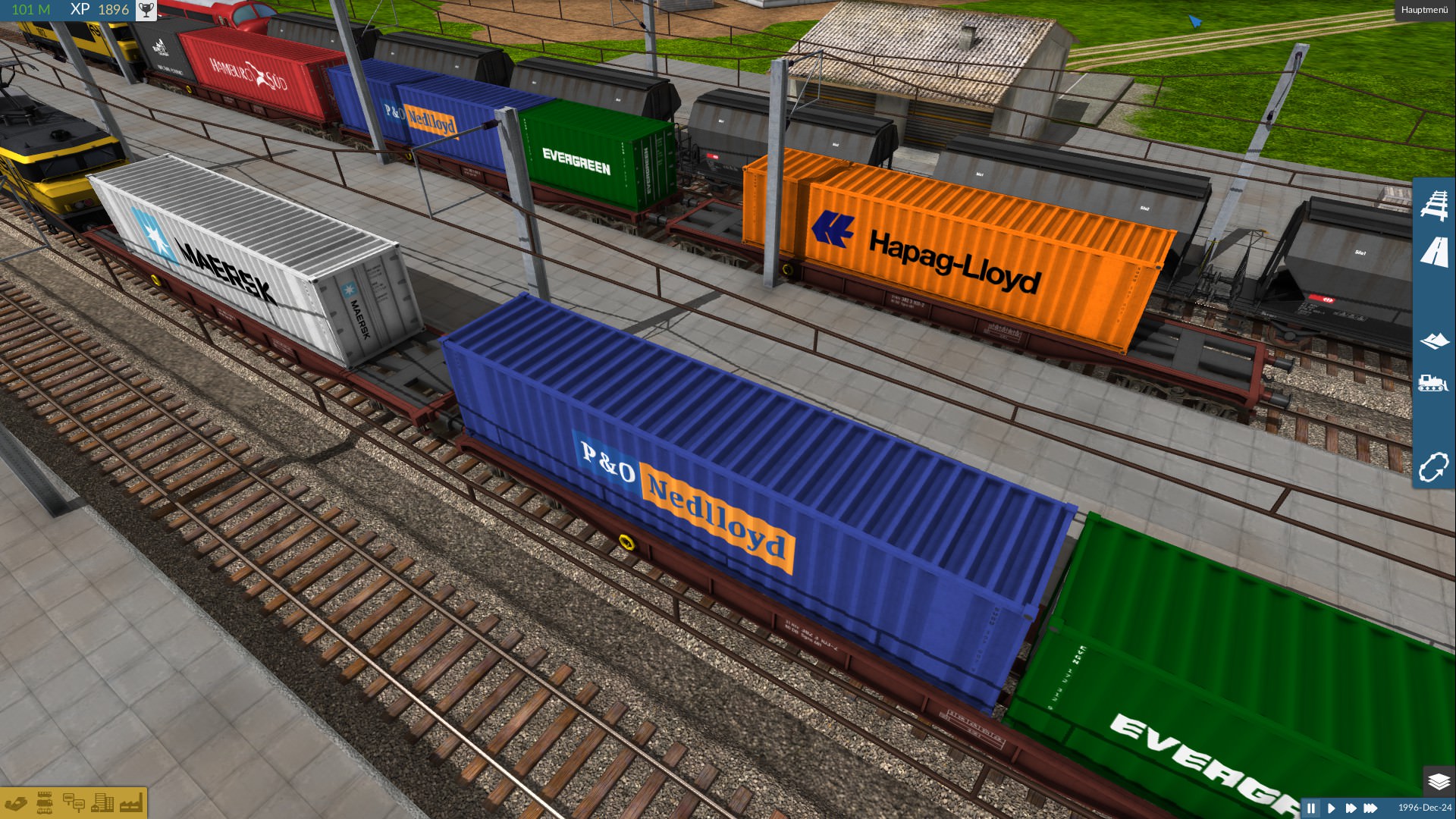 Container-Flachwagen von Wohlstandskind