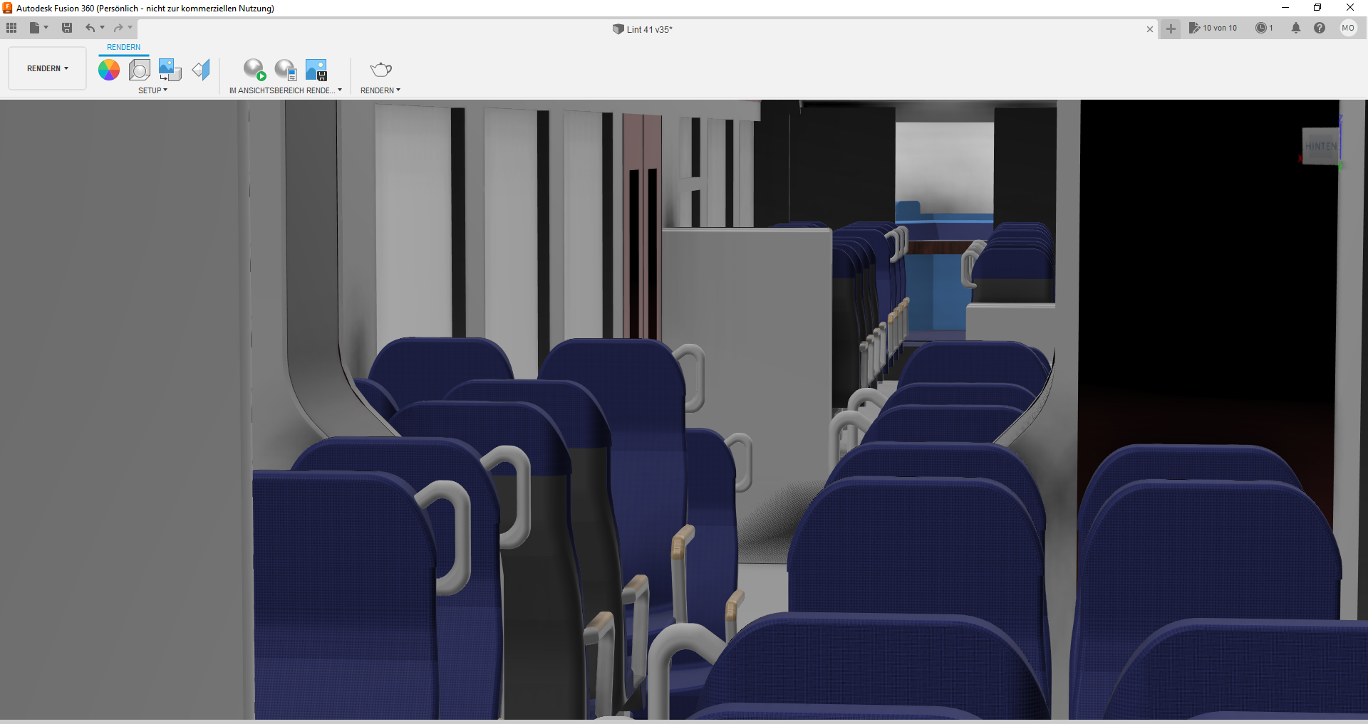 Erste Renderings aus dem Innenraum...