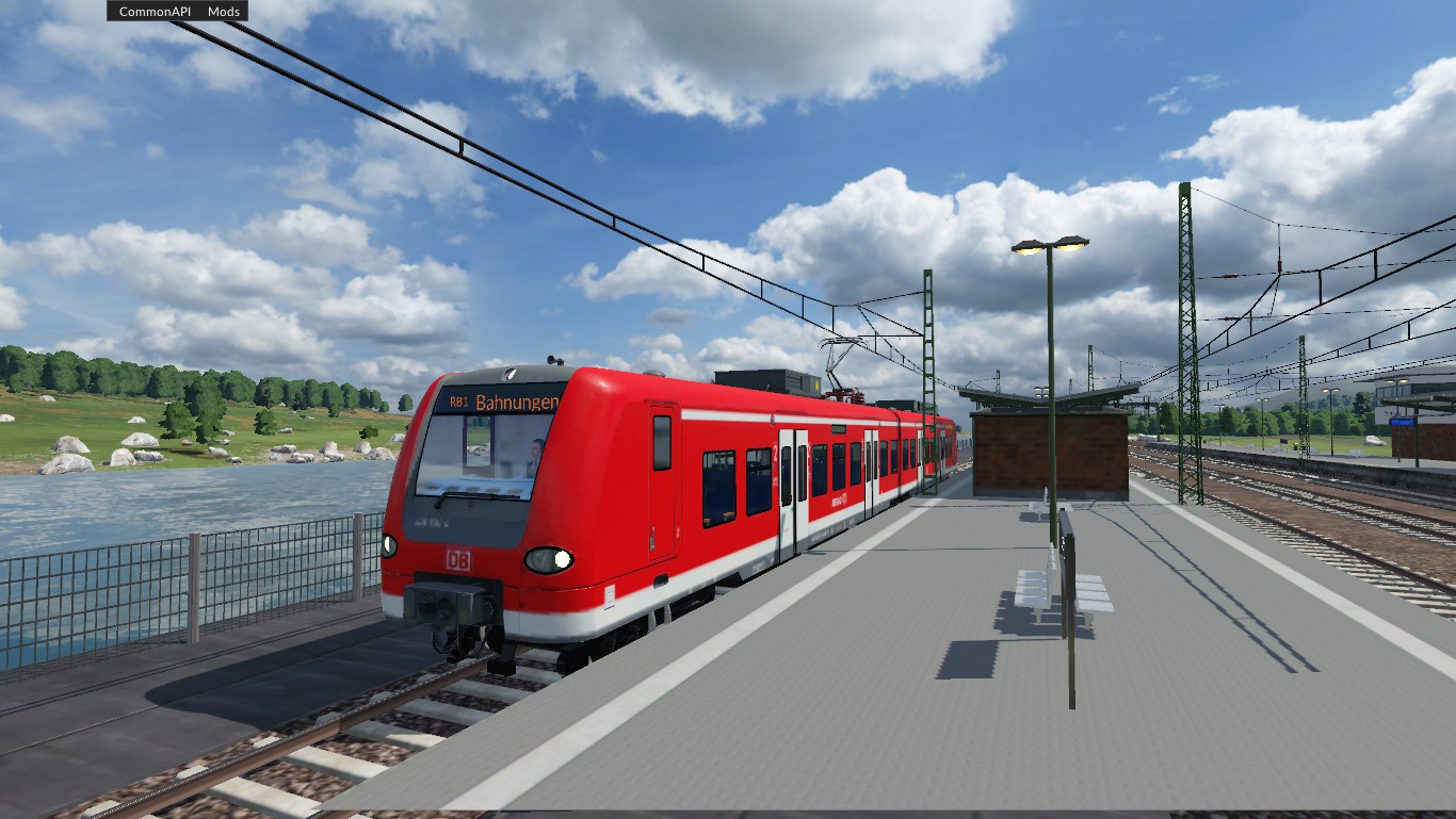 Die RB 1 am Endbahnhof