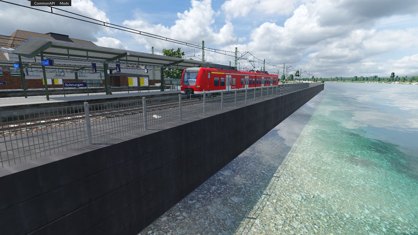 Die RB 1 am Endbahnhof