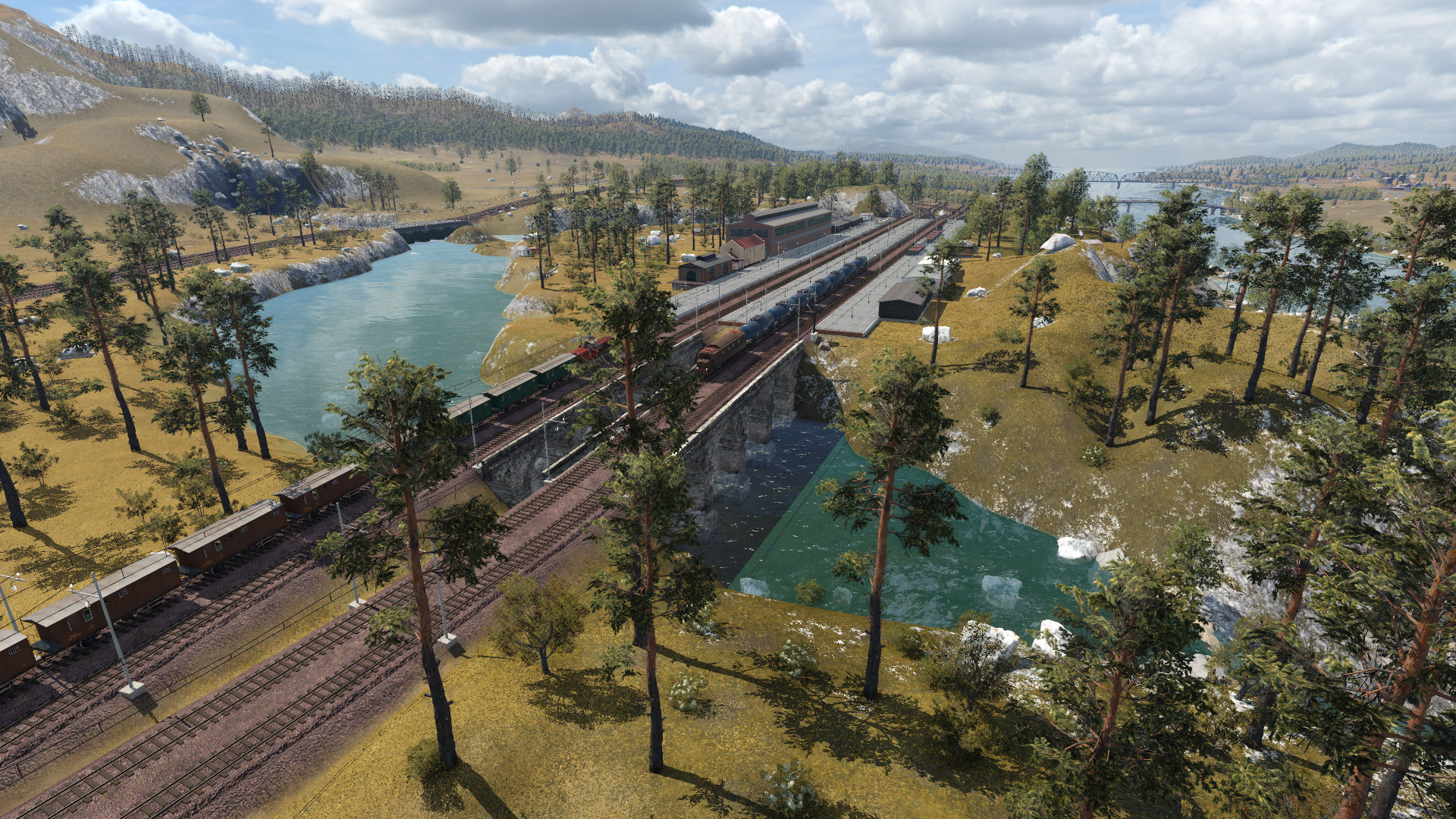 Vista del fiume - Stazione di Fonni
