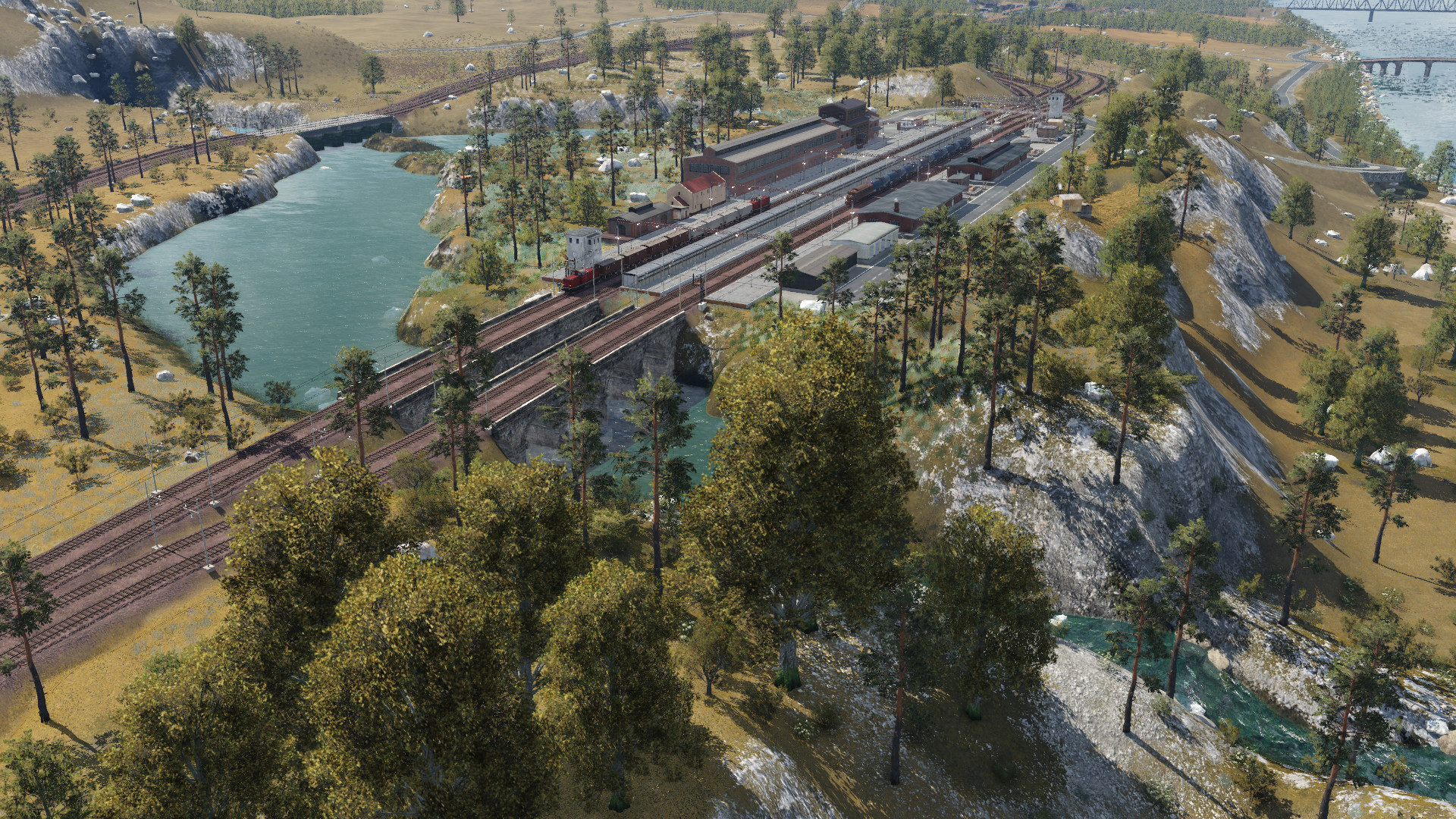 Vista del fiume - Stazione di Fonni