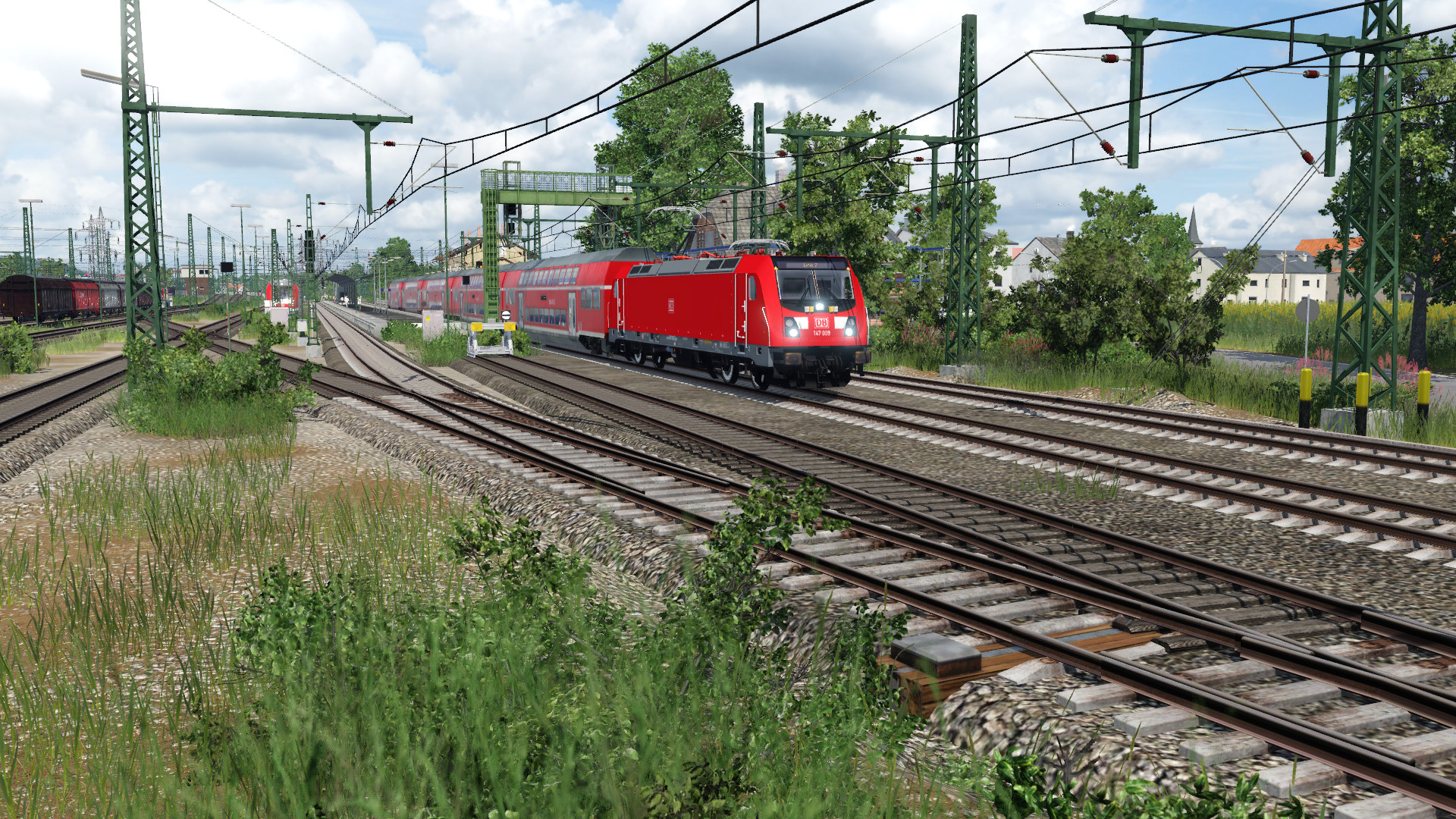 vorbei am Rangierbahnhof..