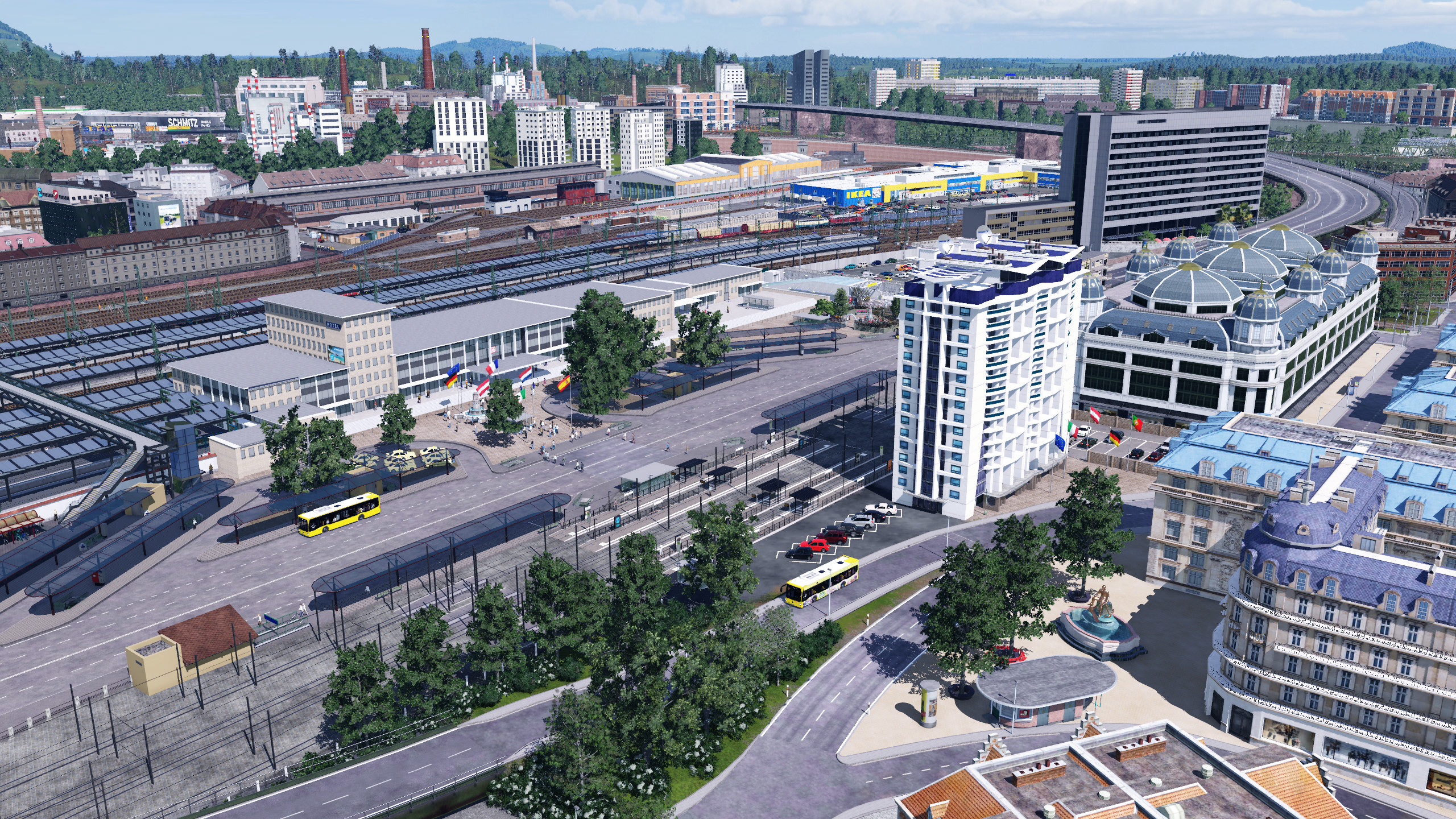 Ein Blick über die Stadt