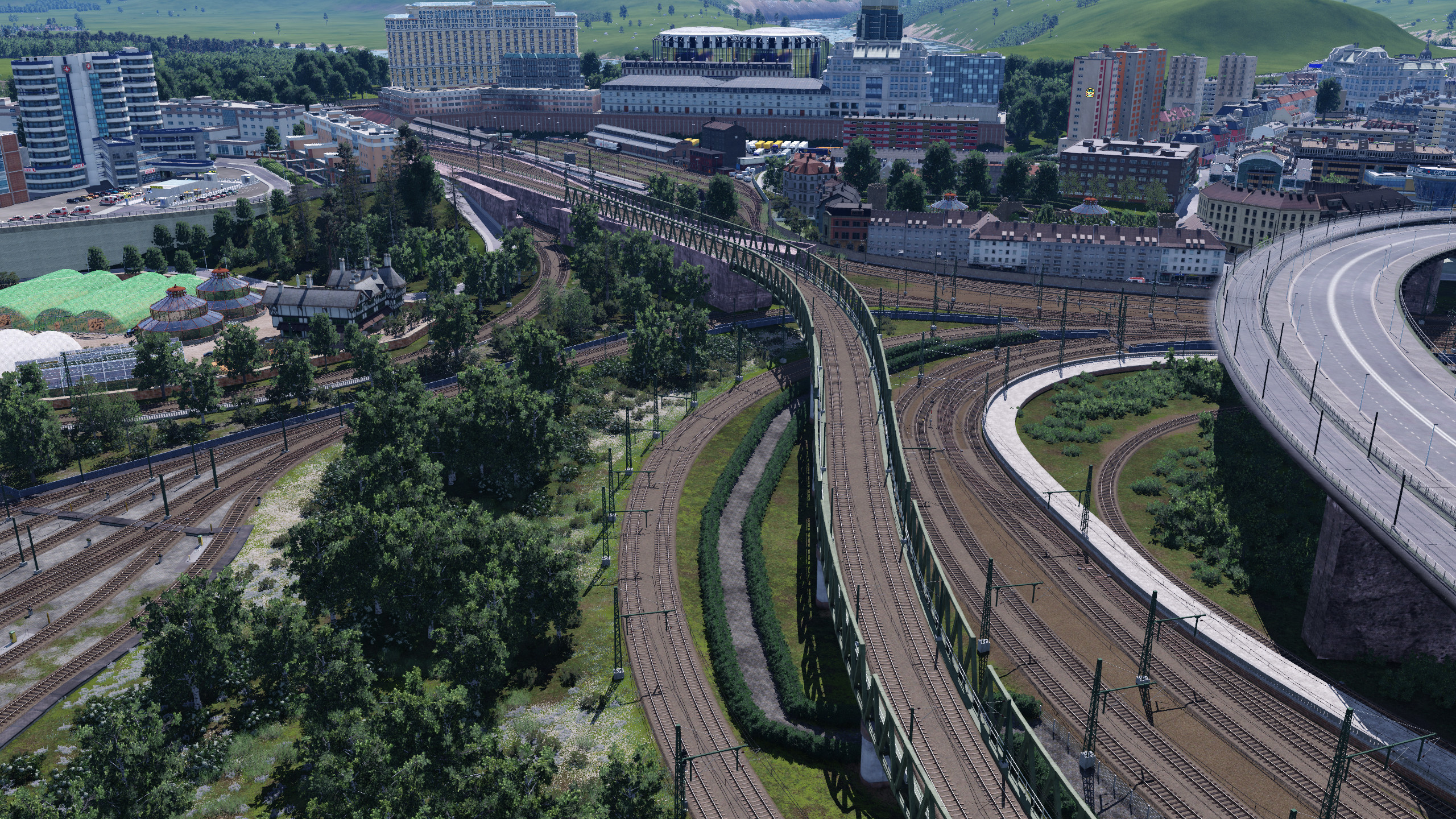 Rangierbahnhof Ausfahrt Richtung Stuttgart