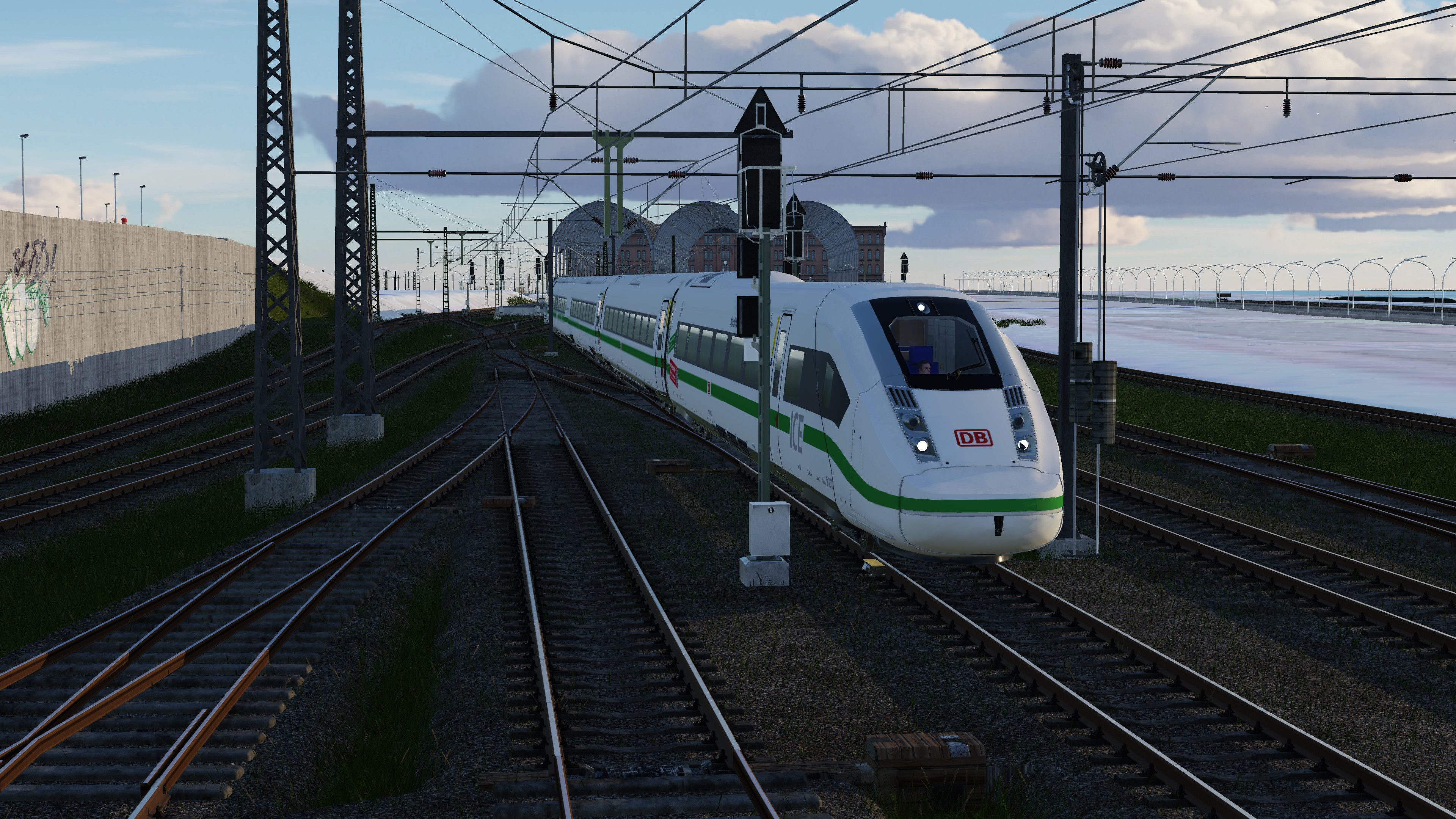 Ausfahrt des ICEs 929 nach Nürnberg HBf