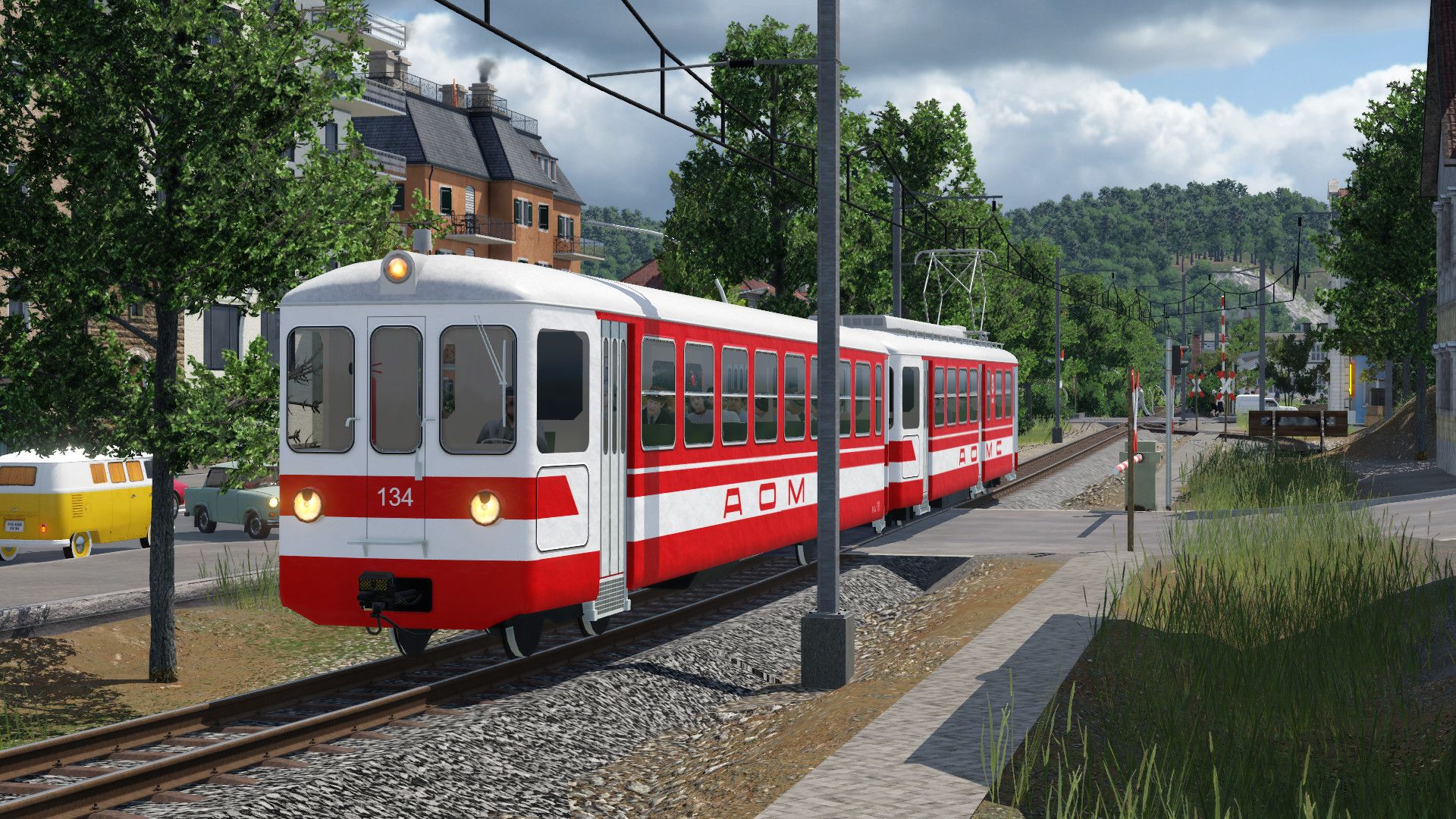 Endstation Schmalspurbahn mit Busbahnhof