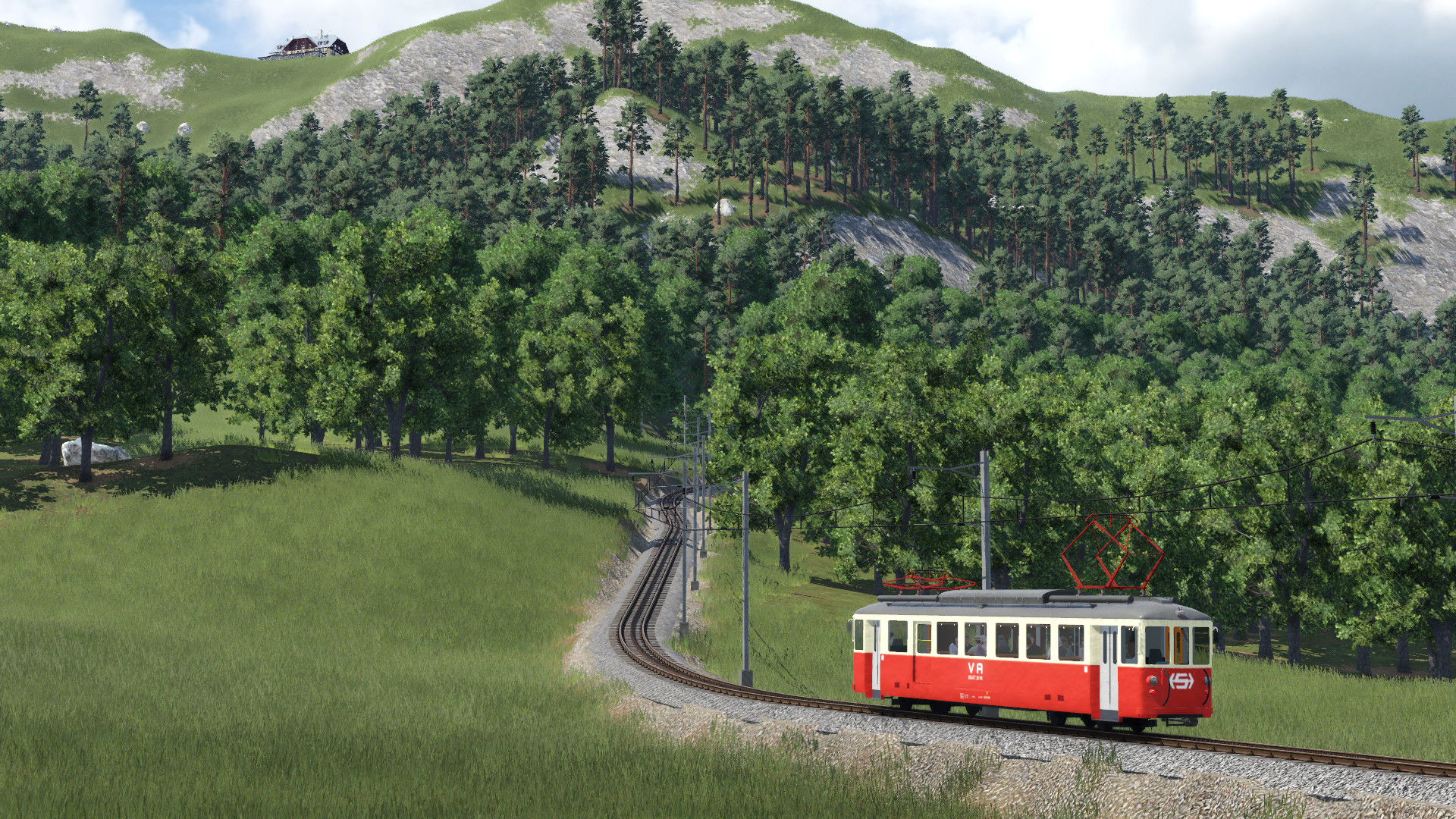 Beginn der Zahnradstrecke