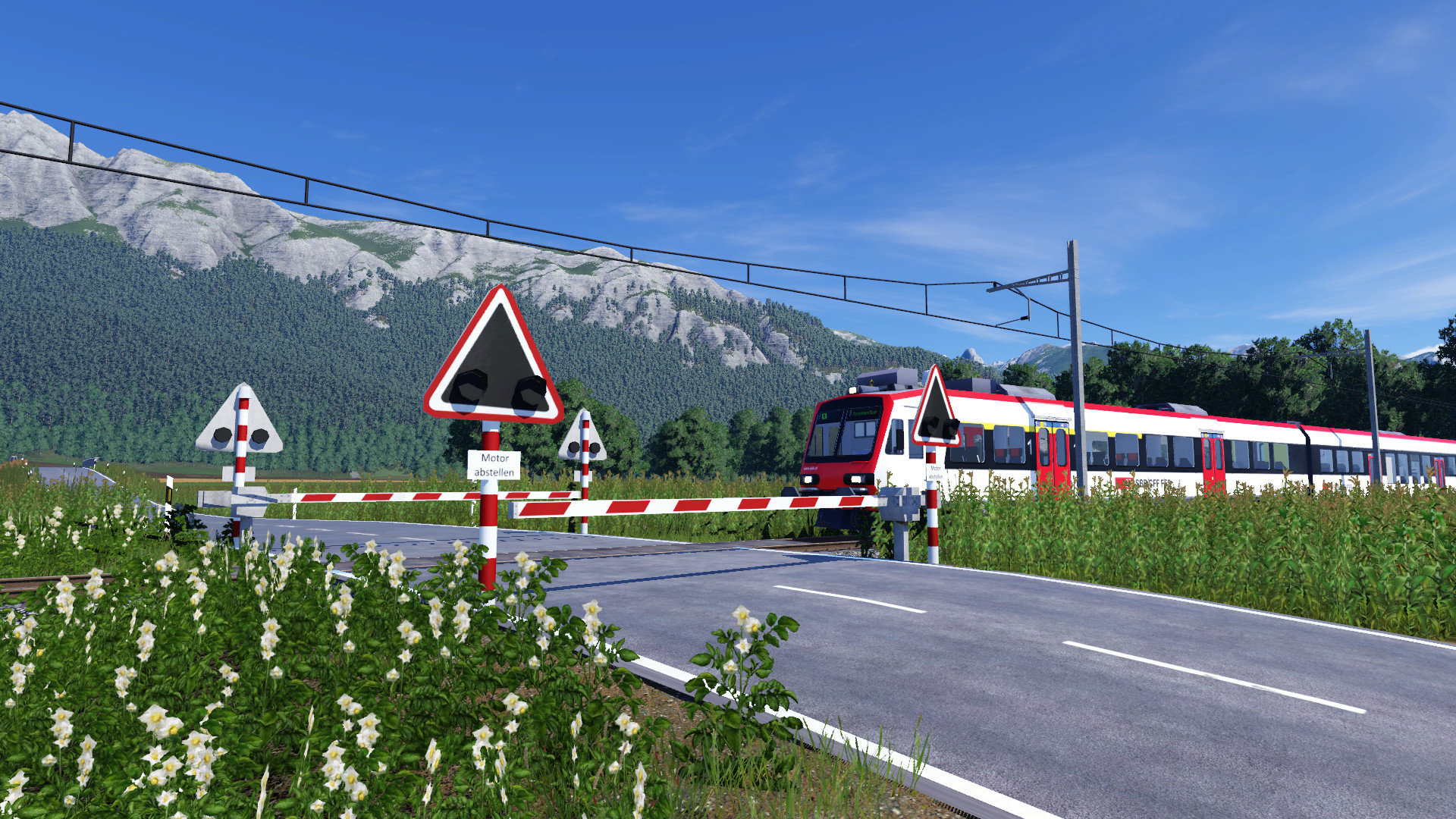 Am Bahnübergang