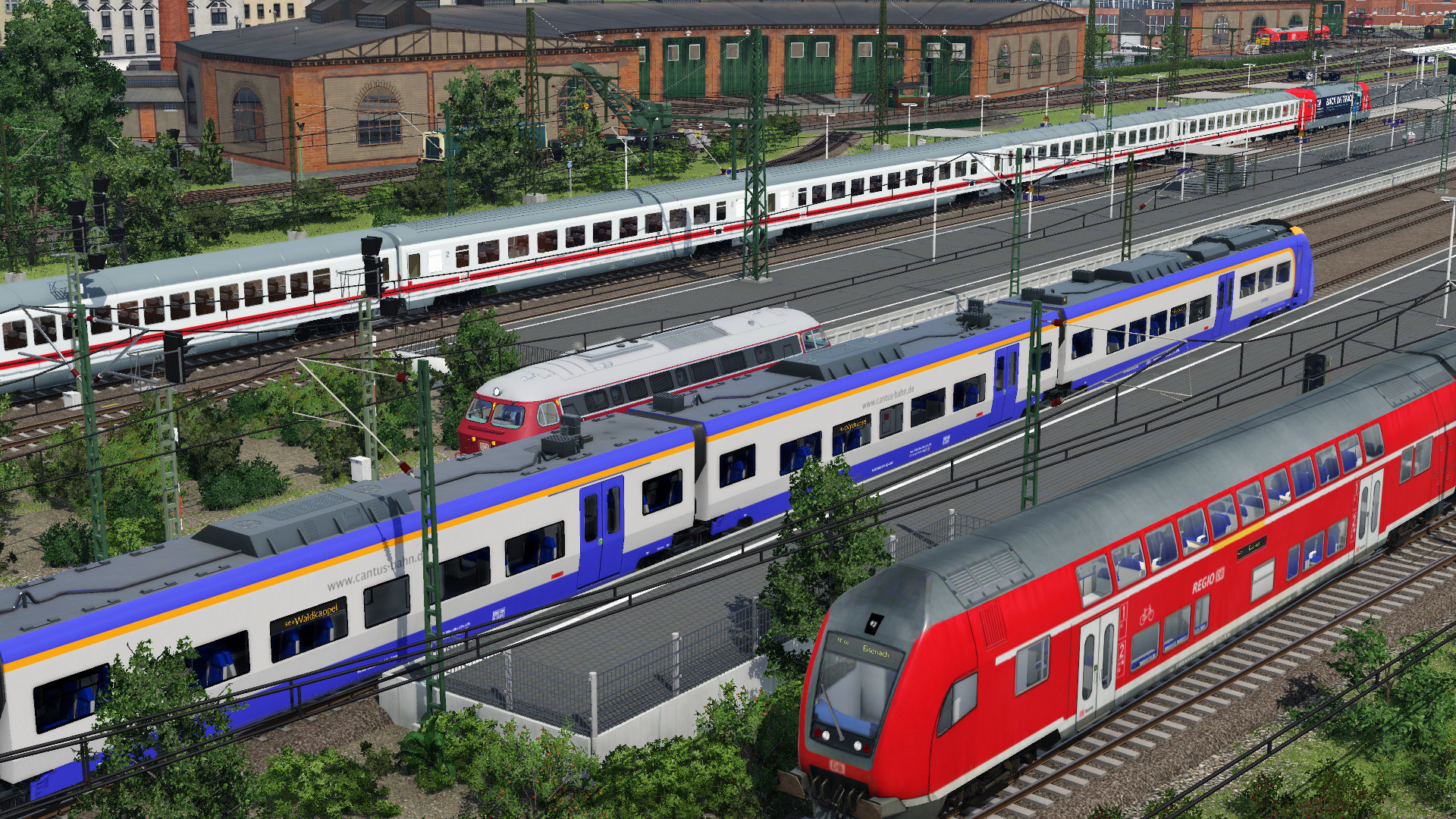Bick auf Bebra Hbf